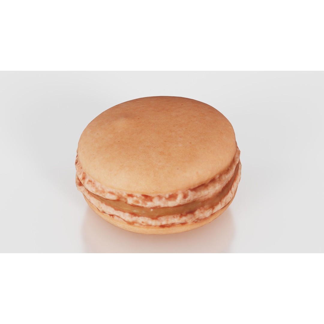 Macaron 3D Model – Low Poly Food Asset with PBR Textures, FBX - View 20