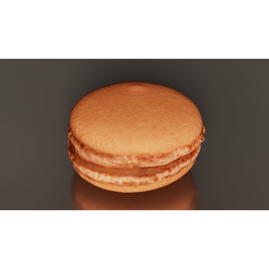 Macaron 3D Model – Low Poly Food Asset with PBR Textures, FBX - View 5