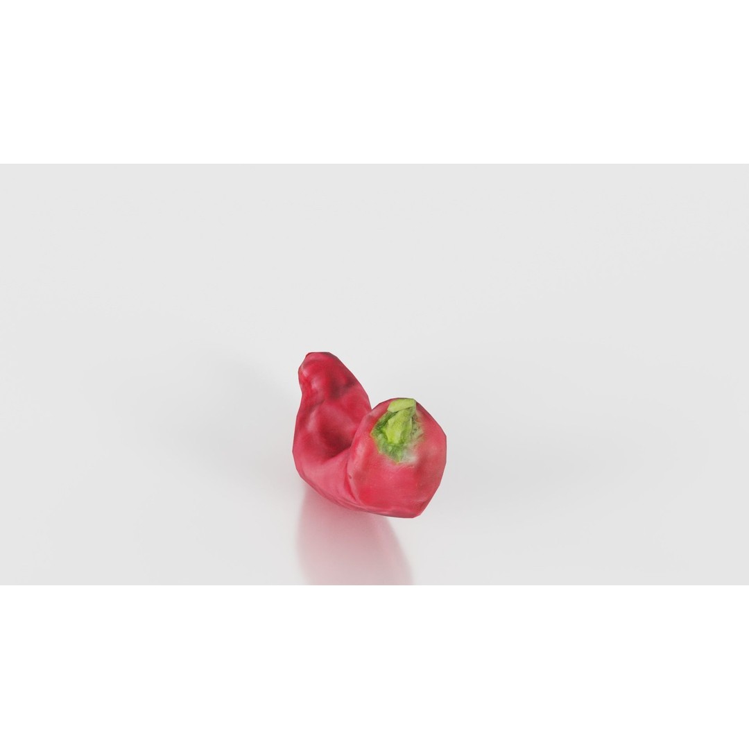 Chili Pepper 3D Model – Low Poly Game Asset, FBX, Blender - View 25