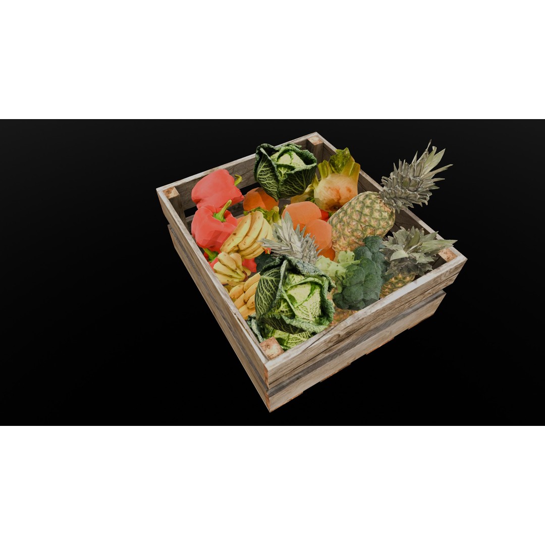 Market Asset 3D Model – Low Poly PBR Design for Virtual Environments - View 15