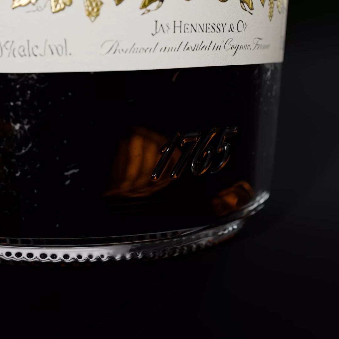 Hennessy VS Cognac 3D Model – Realistic PBR Beverage Asset, FBX & Blender - View 4