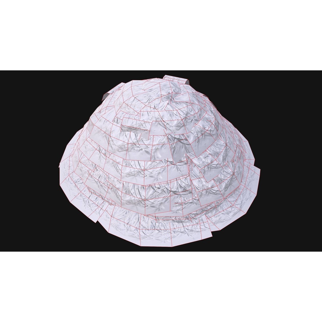 Stack of Hay Straw 3D Model – Low Poly Game Ready Asset, FBX - View 21