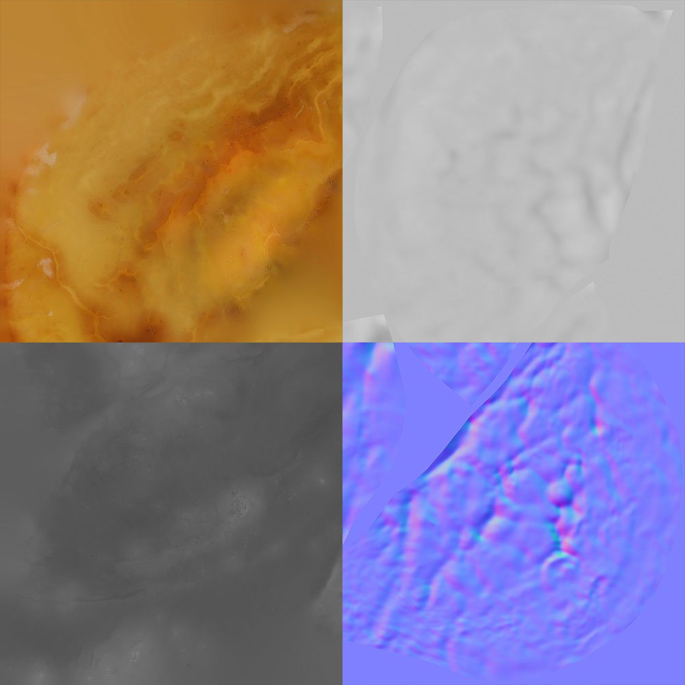 Chestnut 3D Model – Photorealistic Food Asset, FBX, OBJ - View 10