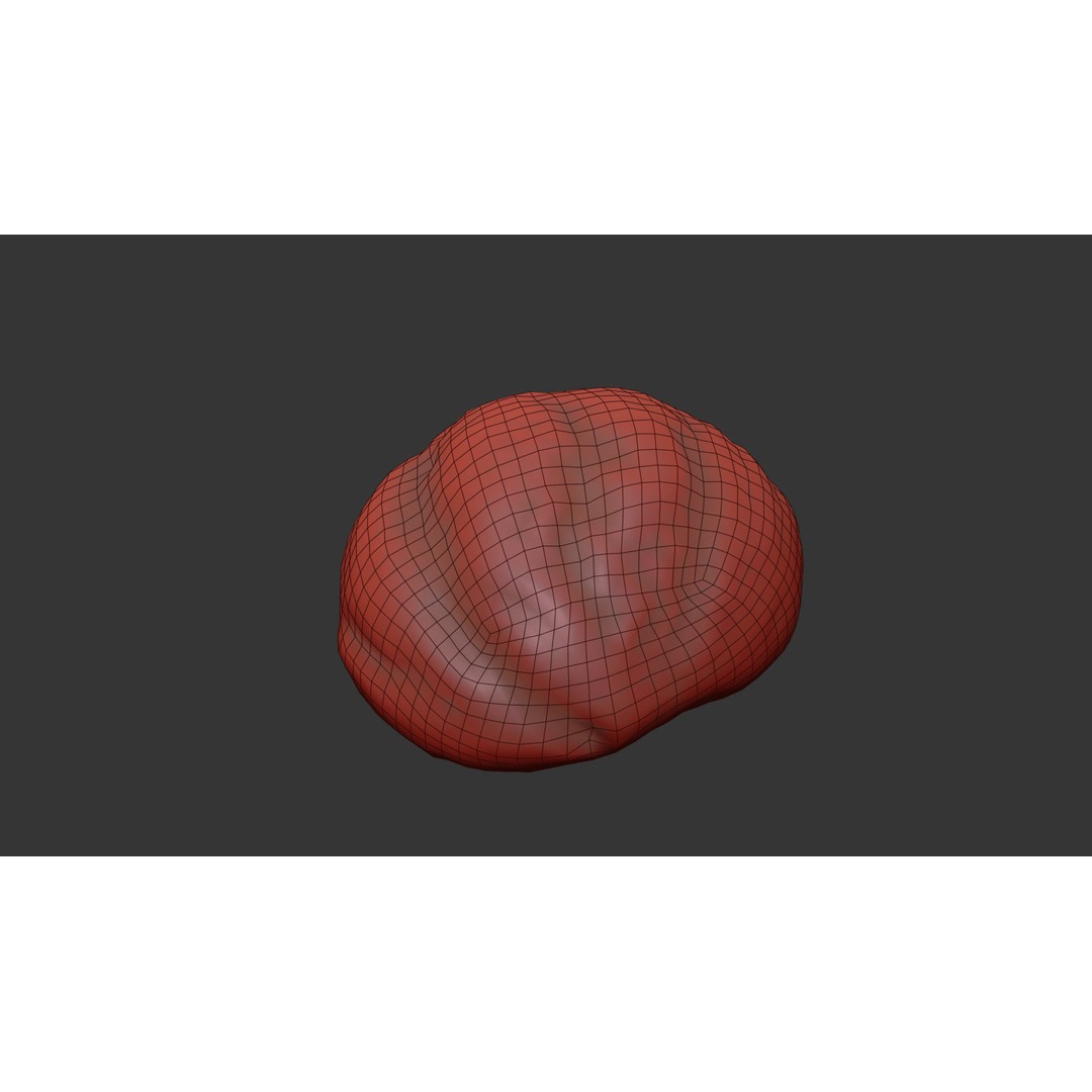 Chestnut 3D Model – Photorealistic Food Asset, FBX, OBJ - View 8