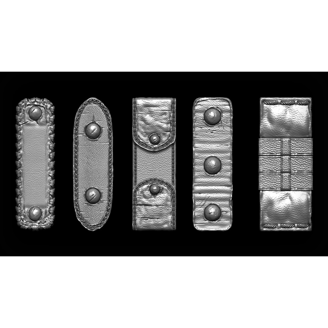Zbrush Curve 120 Brushes Bundle 3D Model – High Quality Curve Tools - View 3