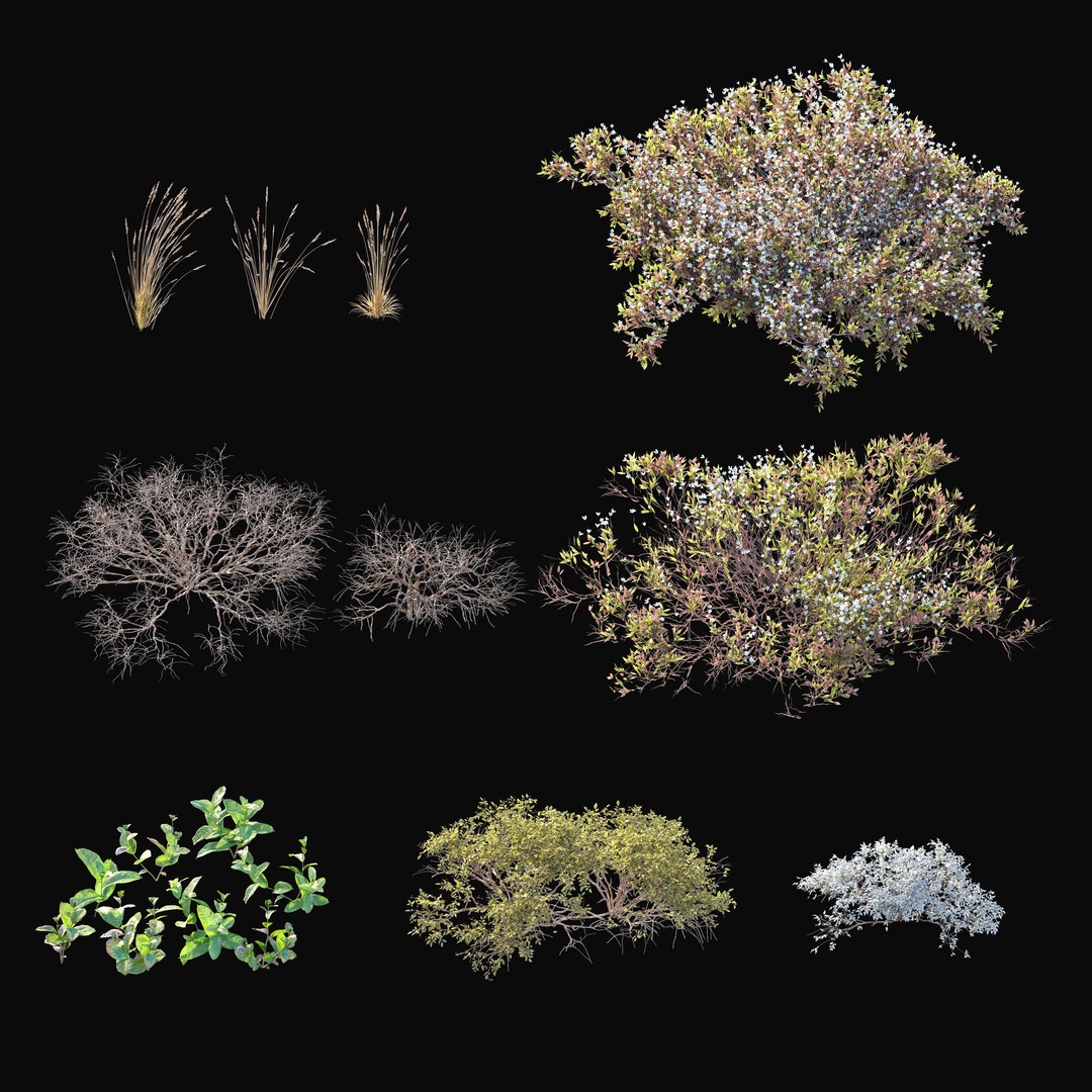 Meadow 3D Model – Realistic Grass Landscape Asset, FBX - View 5
