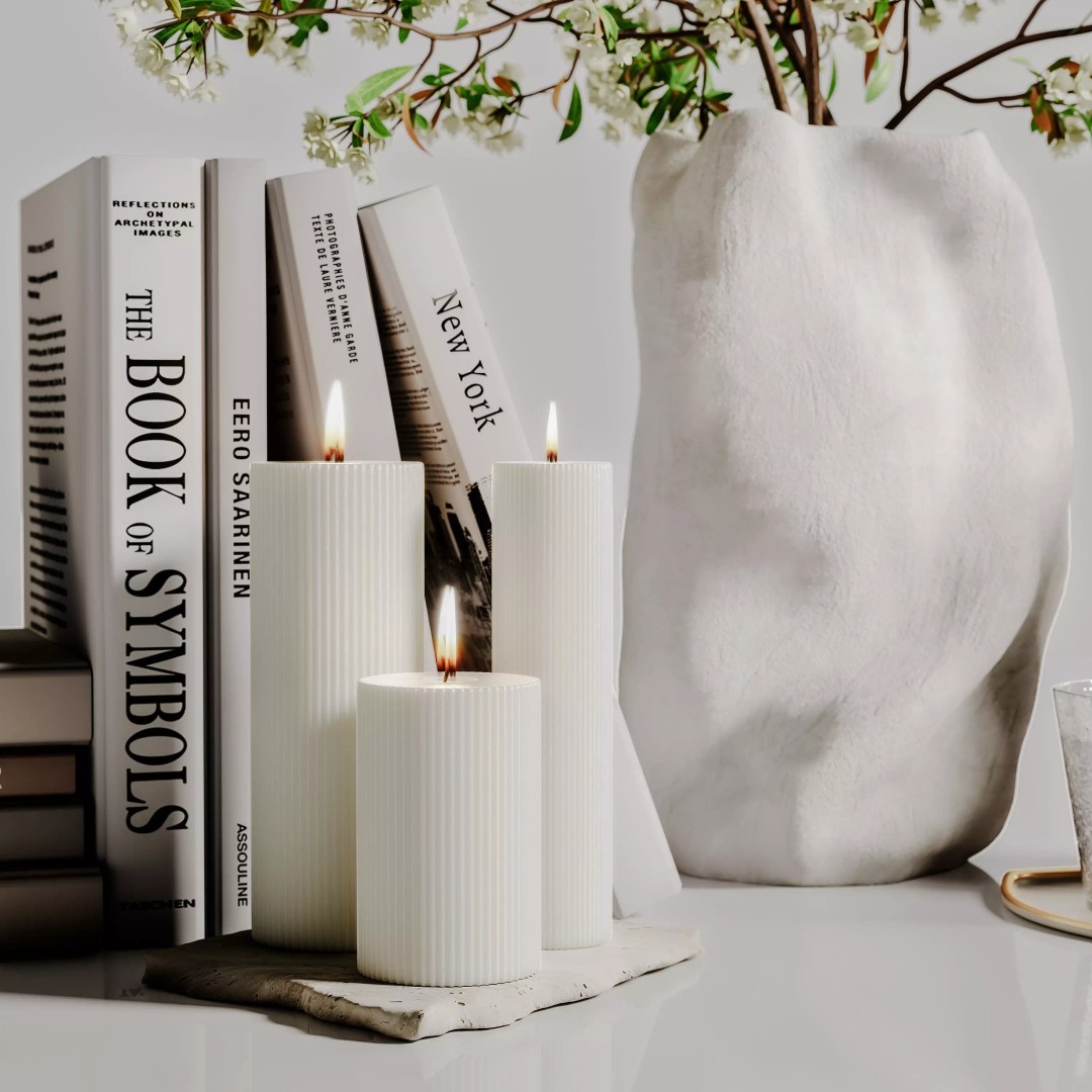 Decorative Set 3D Model – Contemporary Decoration, FBX & OBJ - View 5