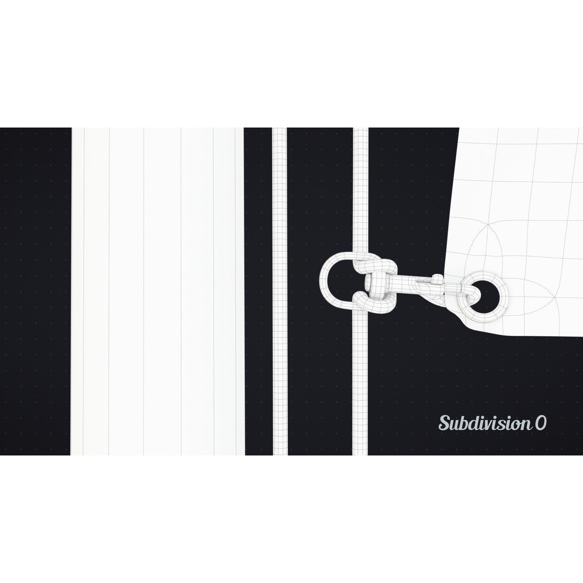 Flag Animated Looped - PBR Game-Ready 3D Model - View 22