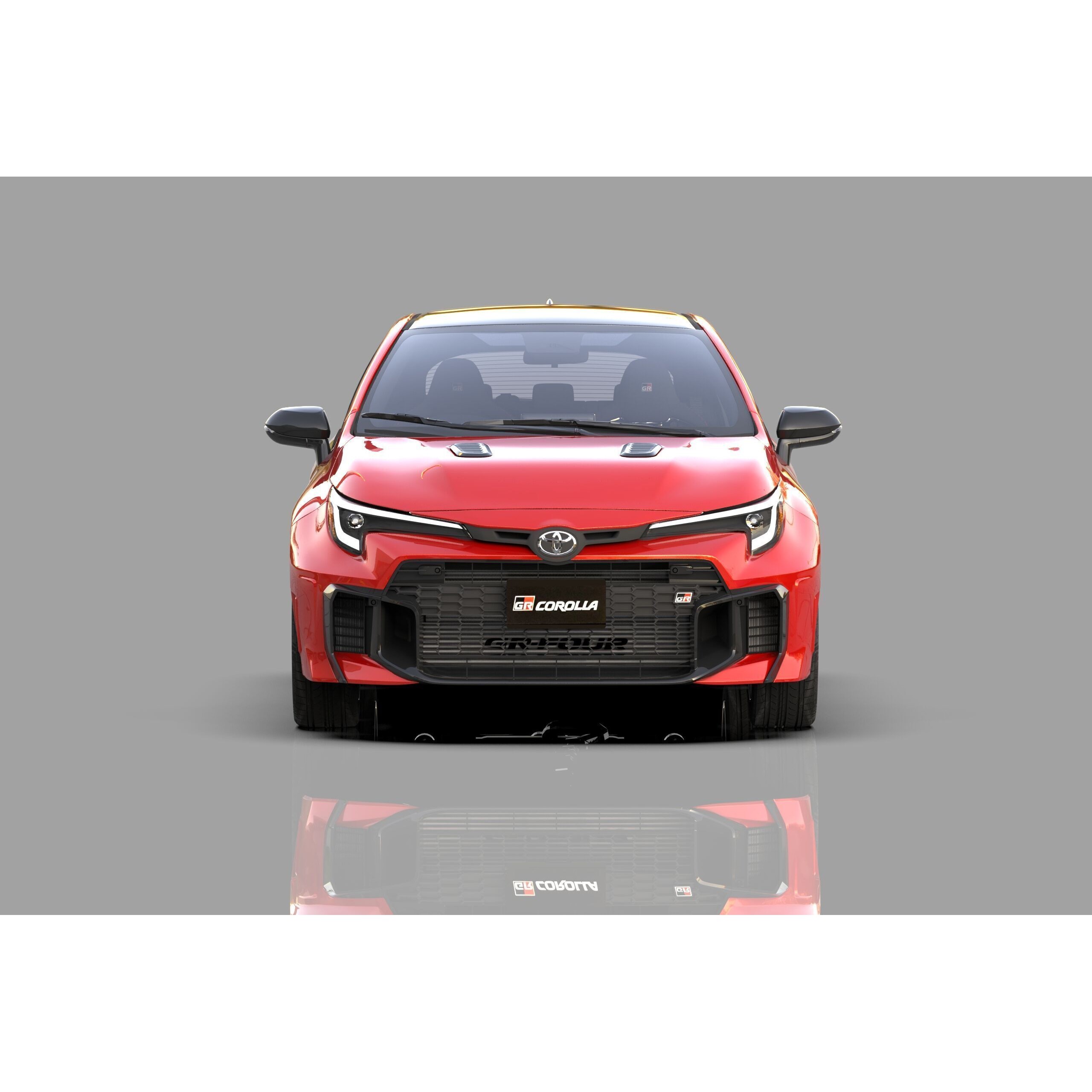 Toyota GR Corolla 2024 - High-Poly Interior 3D Model - View 10