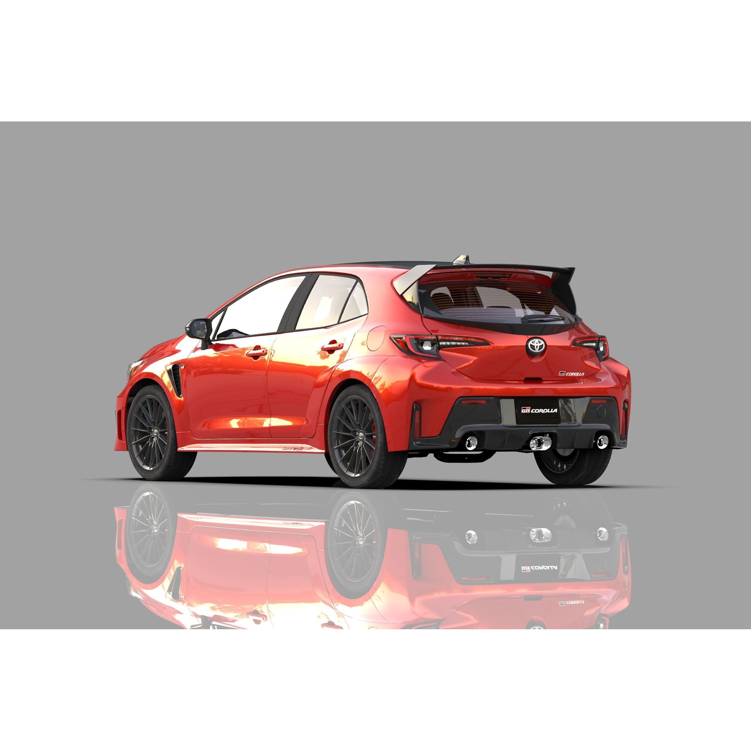 Toyota GR Corolla 2024 - High-Poly Interior 3D Model - View 13