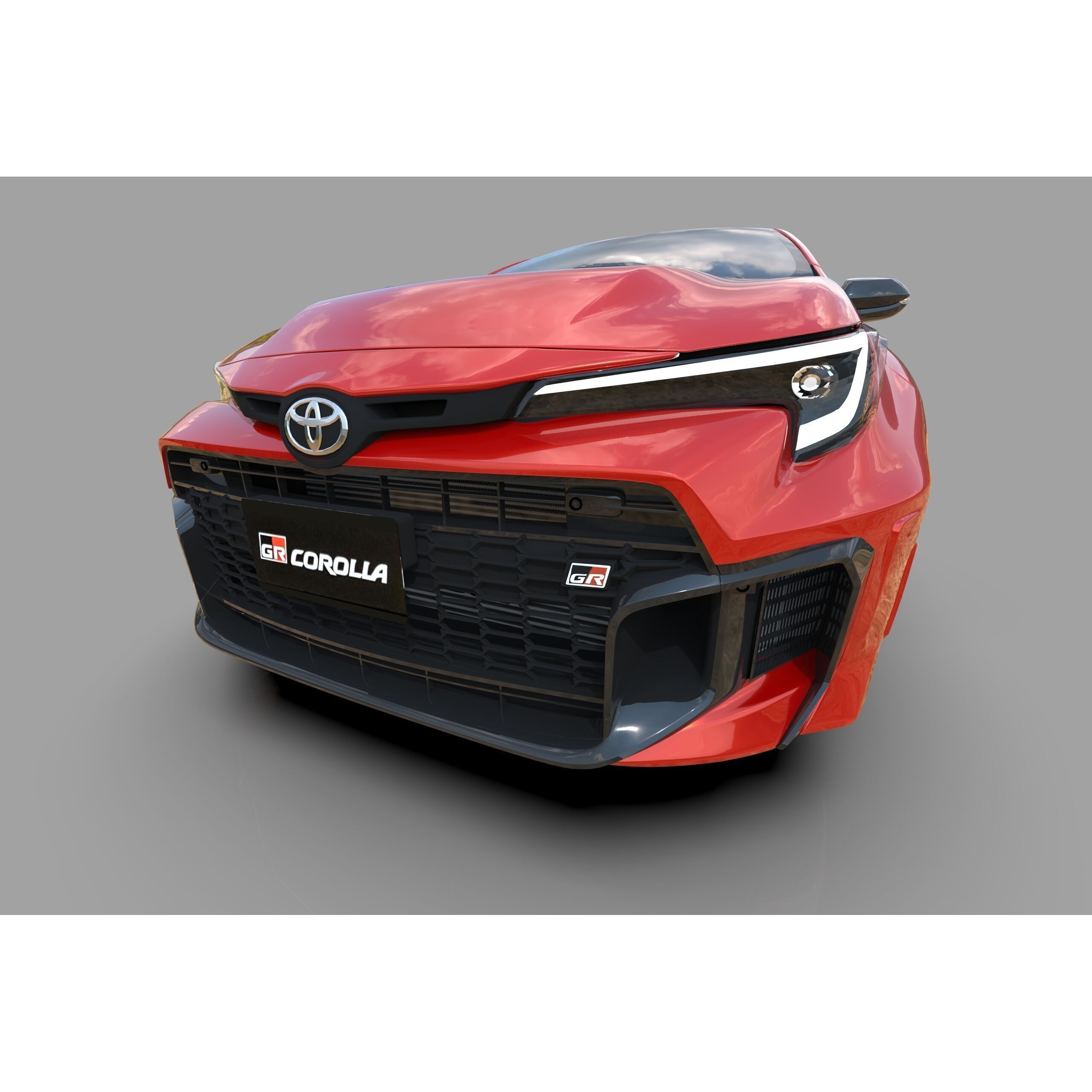 Toyota GR Corolla 2024 - High-Poly Interior 3D Model - View 22