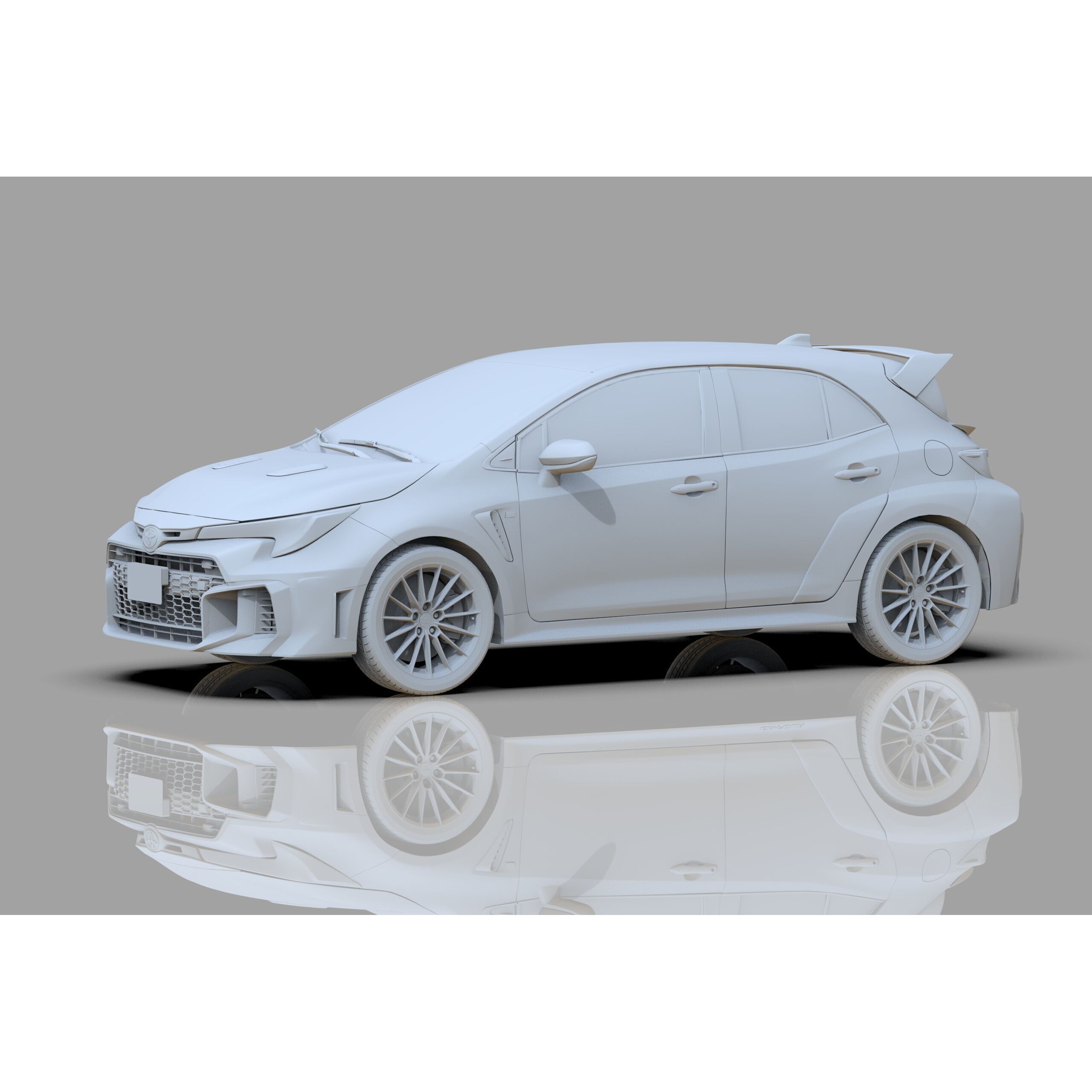 Toyota GR Corolla 2024 - High-Poly Interior 3D Model - View 31