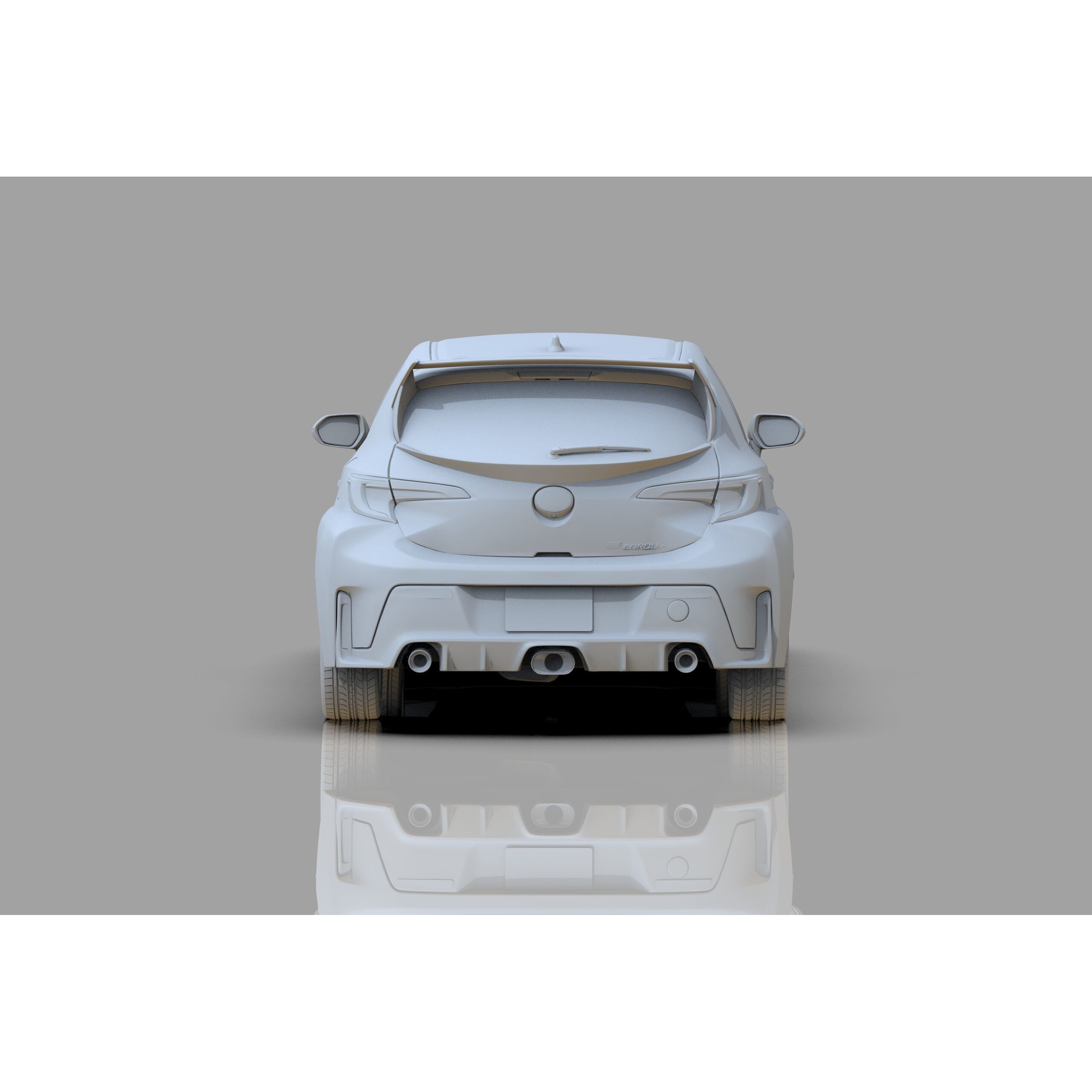 Toyota GR Corolla 2024 - High-Poly Interior 3D Model - View 34