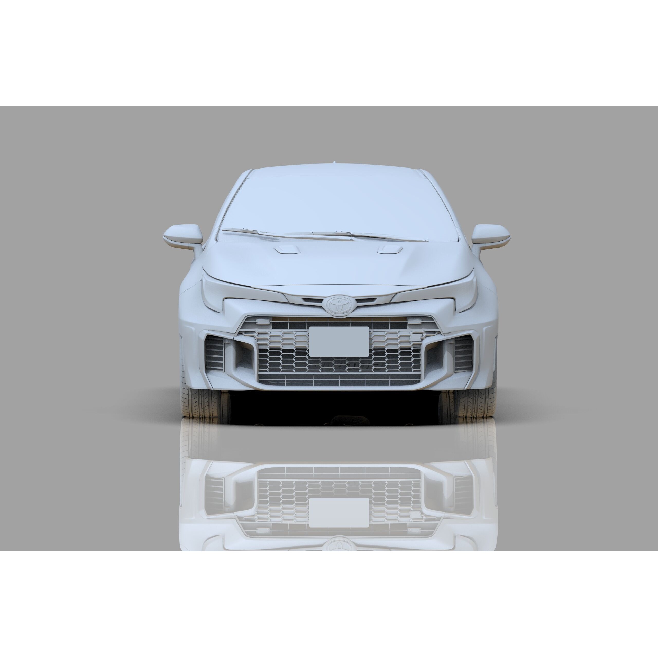 Toyota GR Corolla 2024 - High-Poly Interior 3D Model - View 36