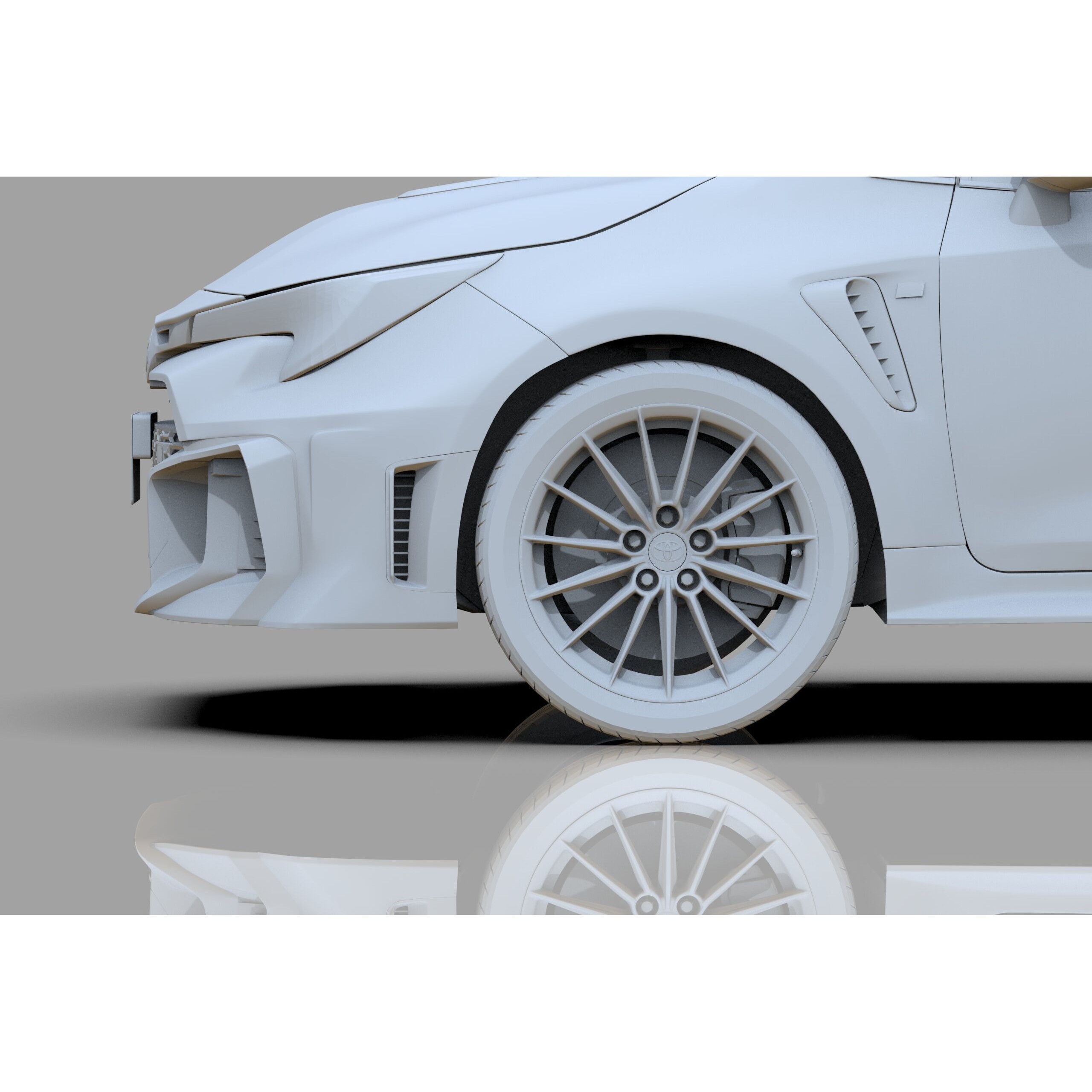 Toyota GR Corolla 2024 - High-Poly Interior 3D Model - View 37