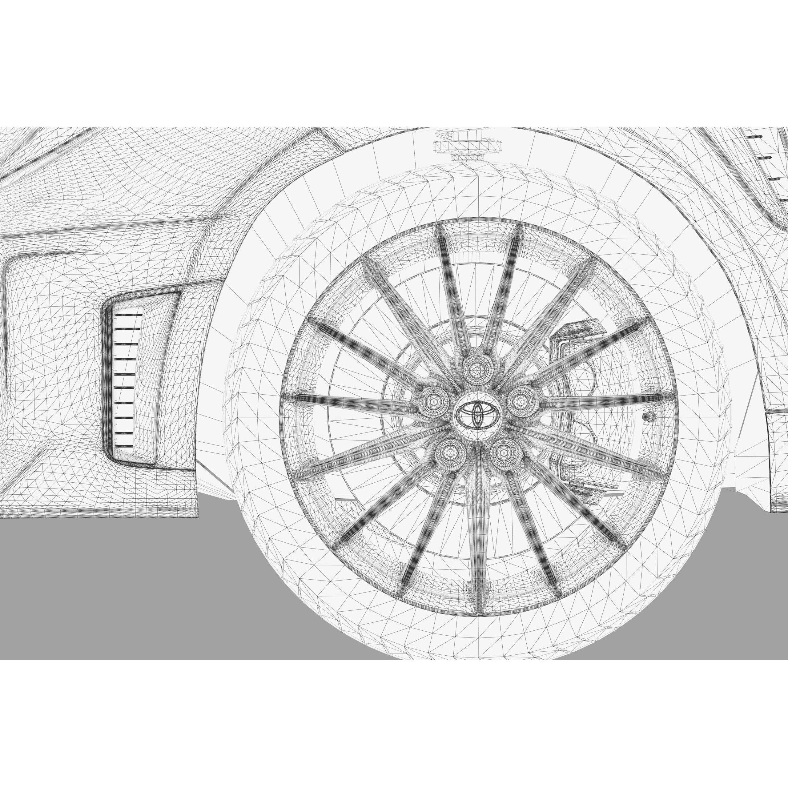 Toyota GR Corolla 2024 - High-Poly Interior 3D Model - View 52