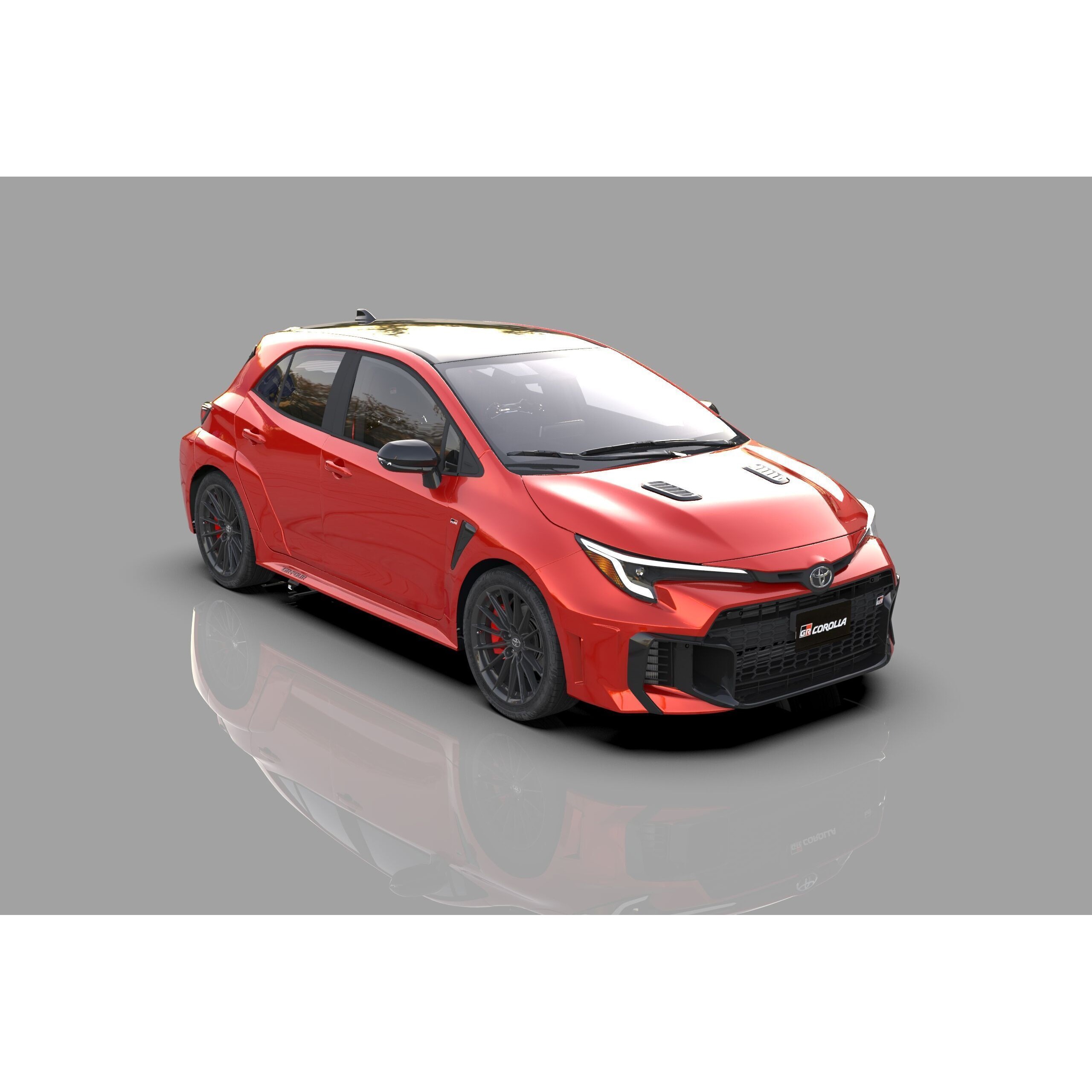 Toyota GR Corolla 2024 - High-Poly Interior 3D Model - View 7