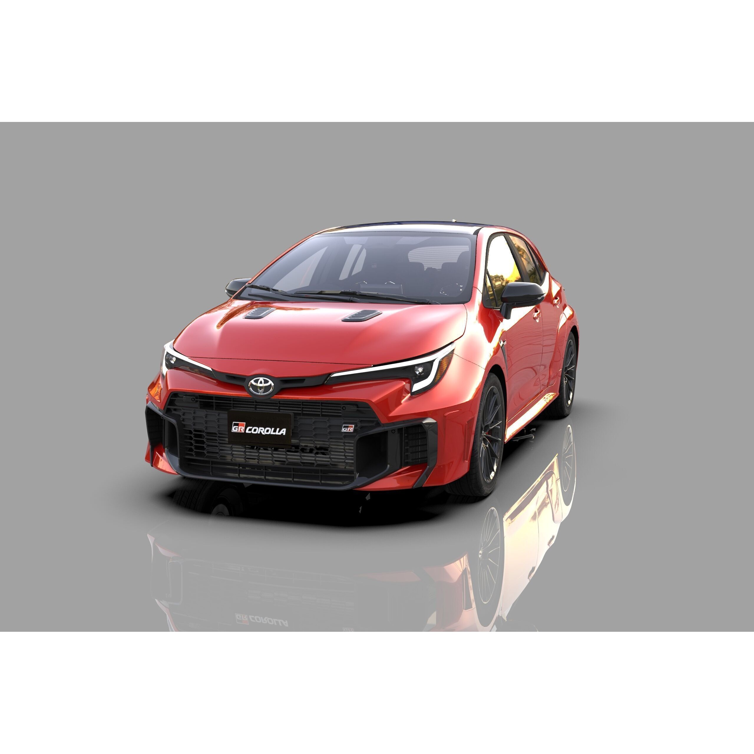 Toyota GR Corolla 2024 - High-Poly Interior 3D Model - View 8