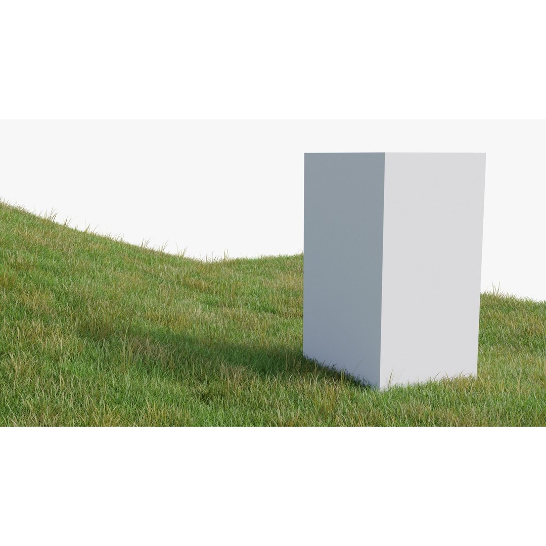 Grass Field 3D Model – Low Poly Natural Grass Asset, Blender - View 6