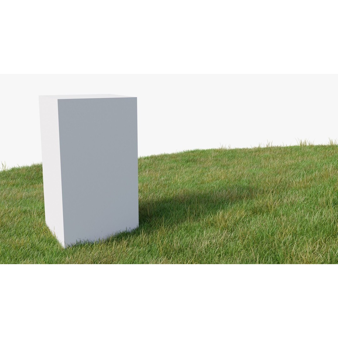 Grass Field 3D Model – Low Poly Natural Grass Asset, Blender - View 7