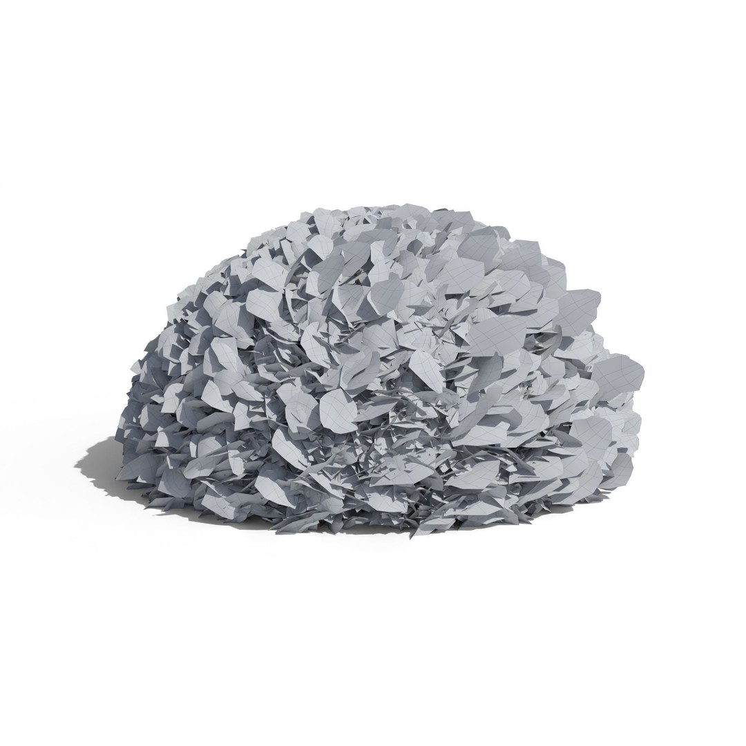 Oak Leaf Pile 3D Model – Realistic Geometry Nodes, FBX, OBJ - View 14