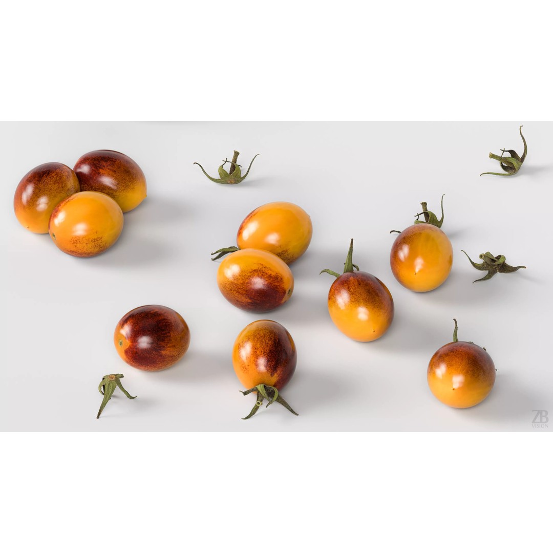 Photorealistic Tomato 3D Model – High Poly PBR Asset, FBX, OBJ - View 4