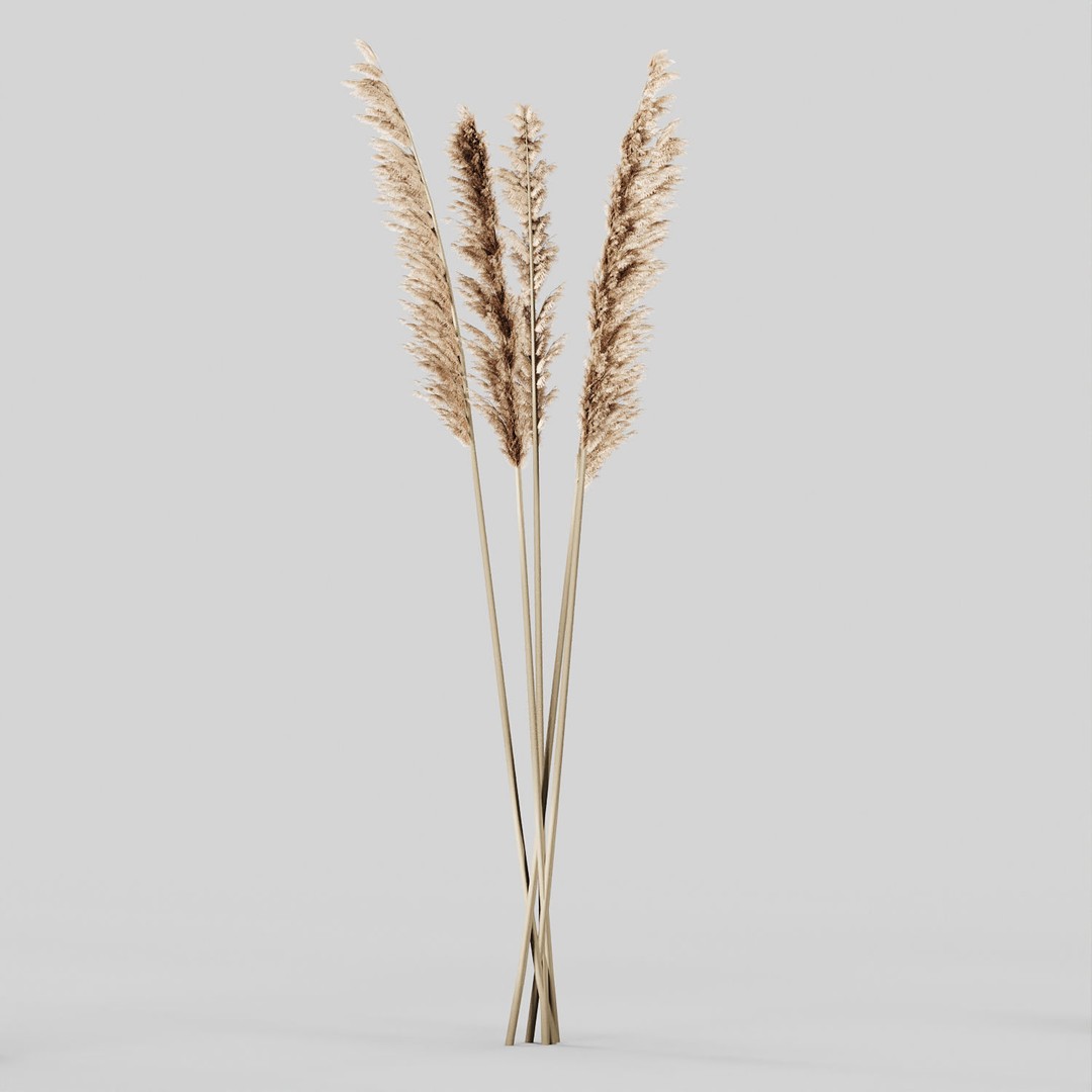 Decorative Set No3 3D Model – High Poly Plant Collection, FBX, OBJ - View 11