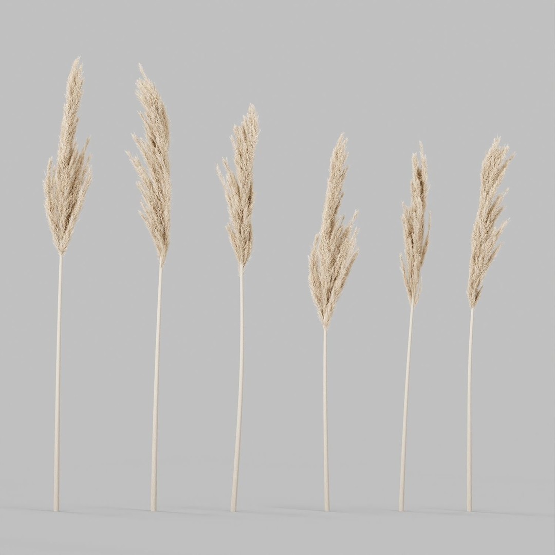 Decorative Set No3 3D Model – High Poly Plant Collection, FBX, OBJ - View 15