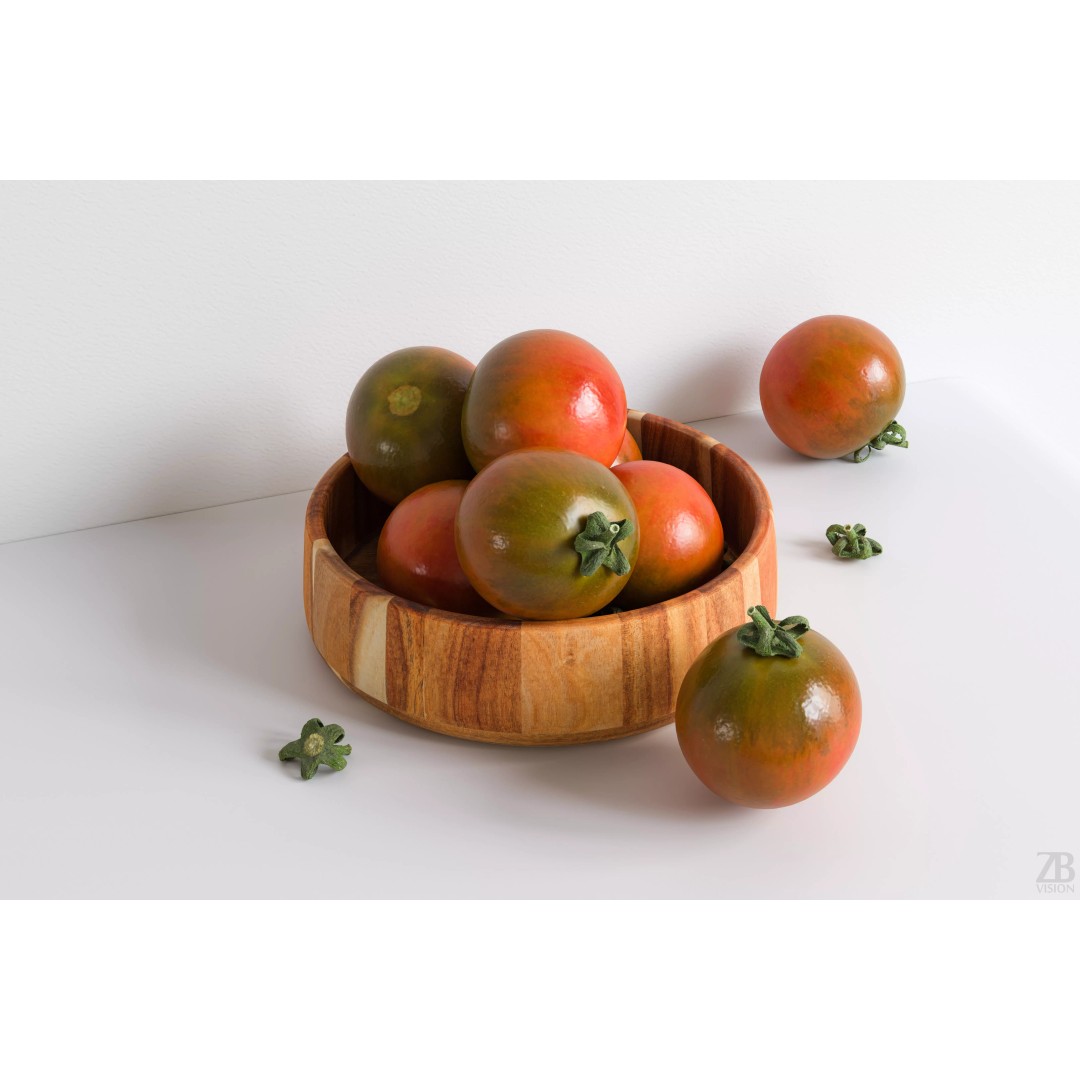 Tomato 3D Model – High Poly PBR Asset for Animation, FBX, OBJ - View 2