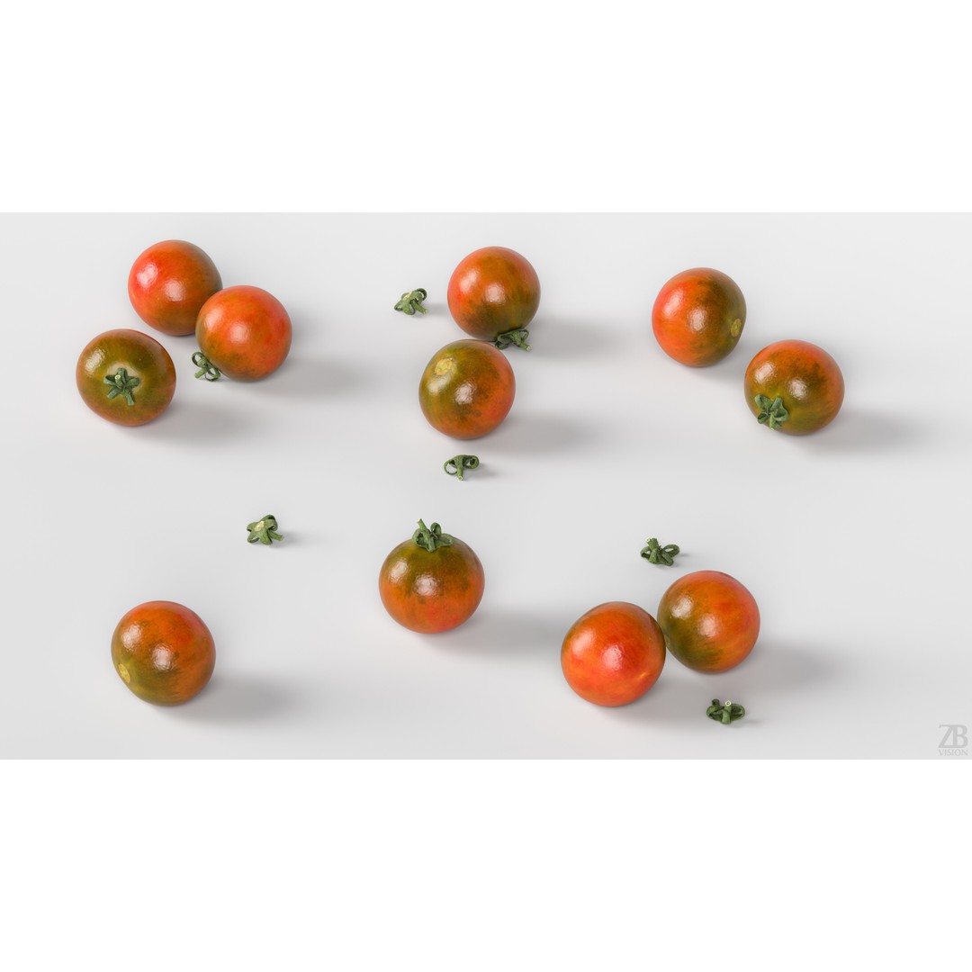 Tomato 3D Model – High Poly PBR Asset for Animation, FBX, OBJ - View 4