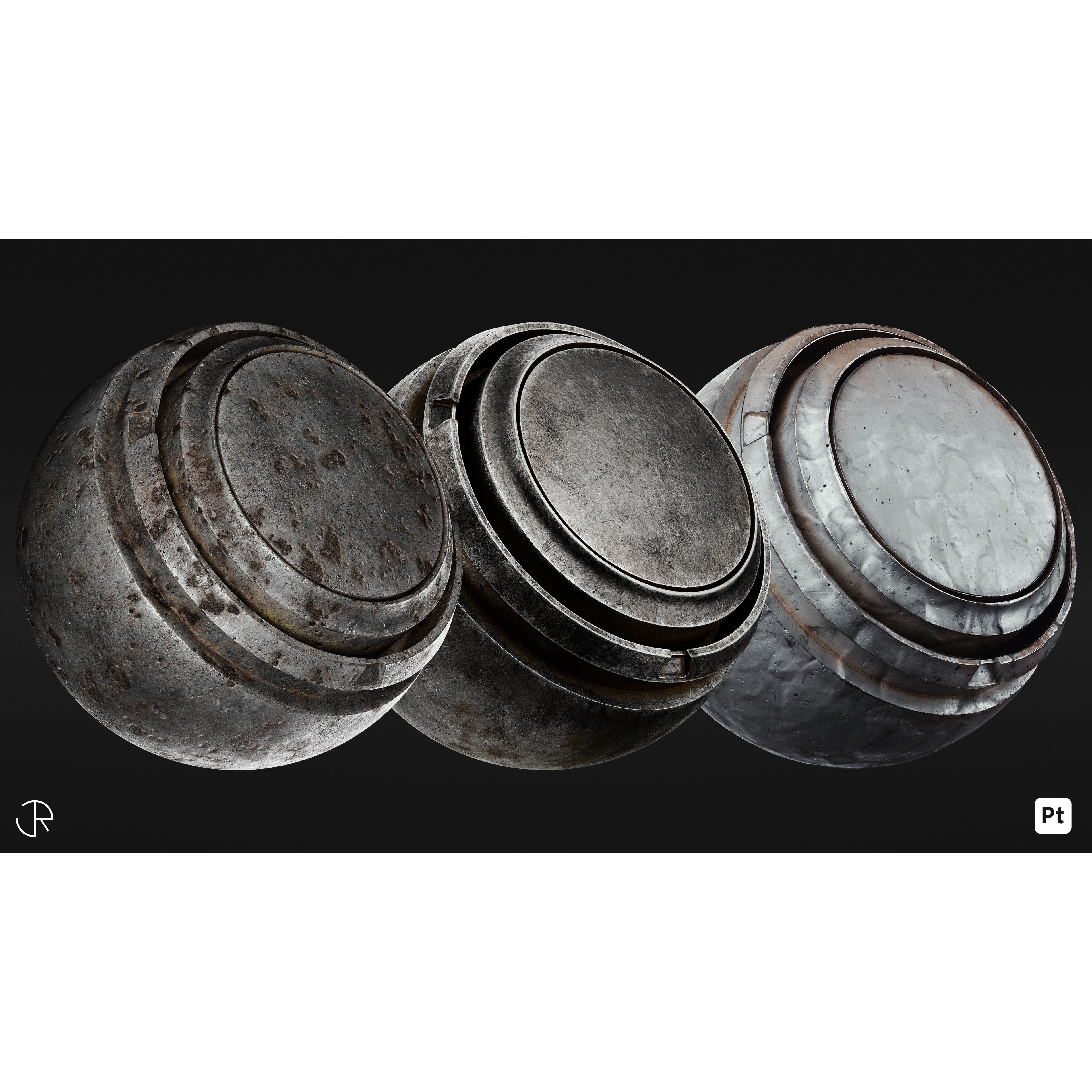 Signature Metal Smart Materials - Customizable 3D Model - View 10
