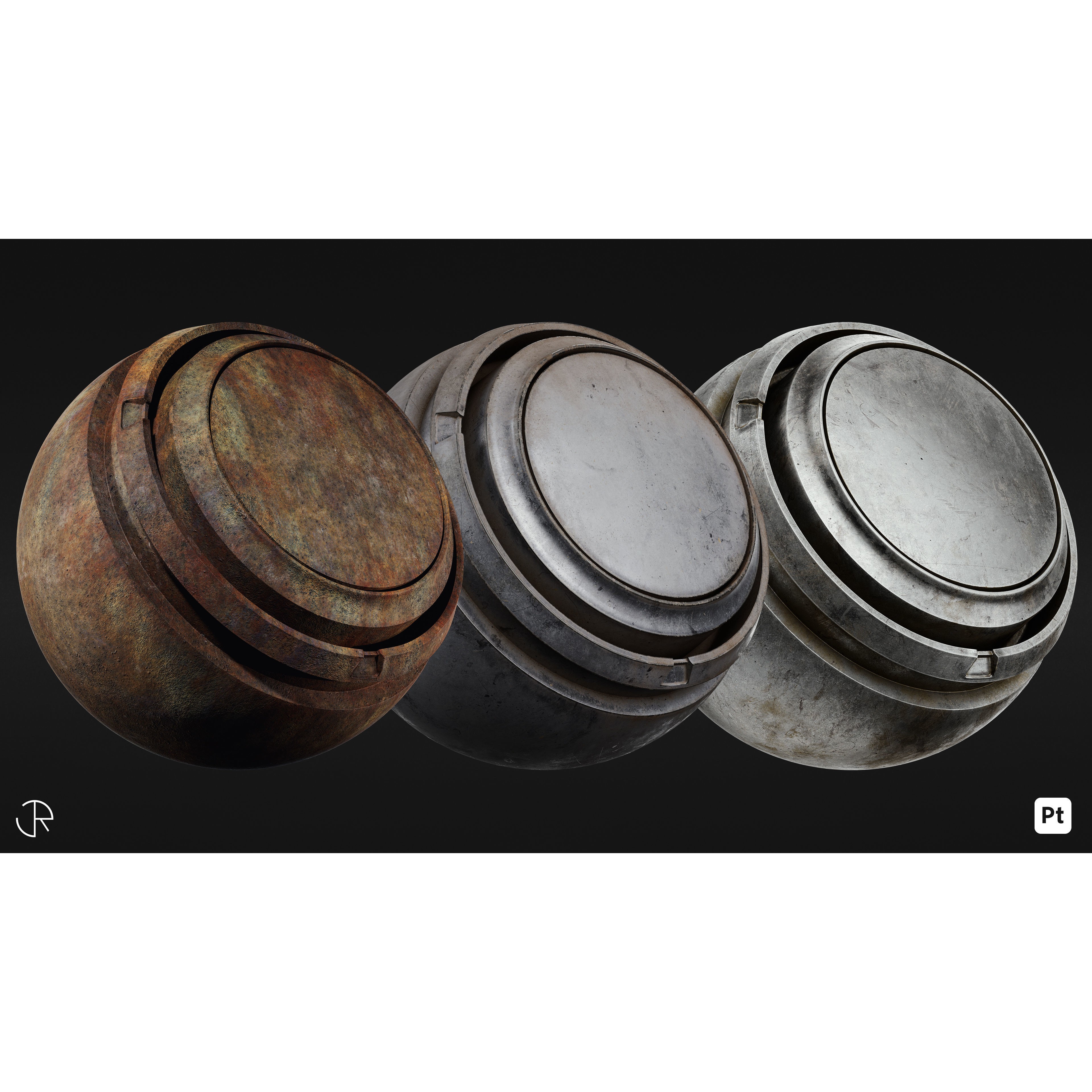 Signature Metal Smart Materials - Customizable 3D Model - View 11