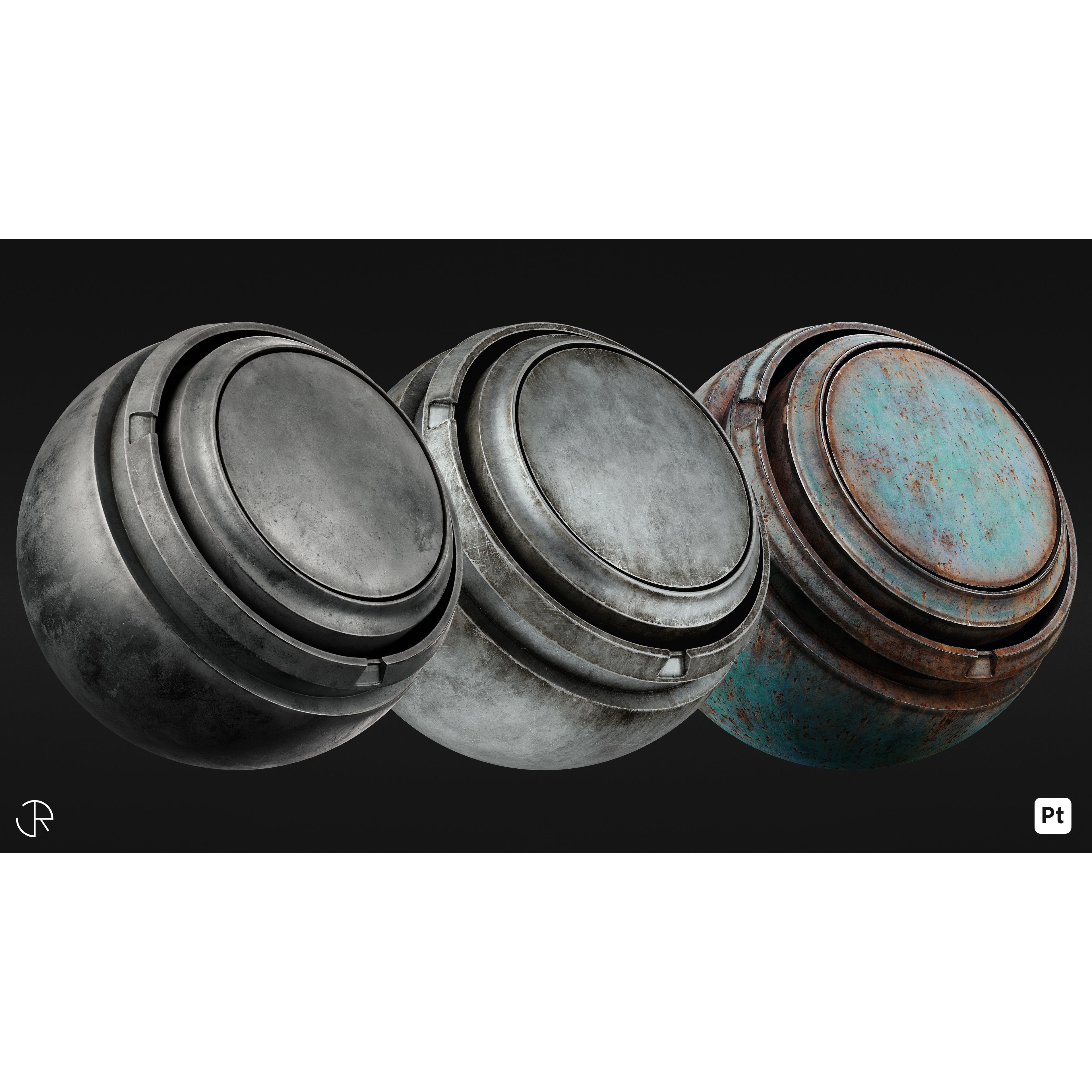Signature Metal Smart Materials - Customizable 3D Model - View 12