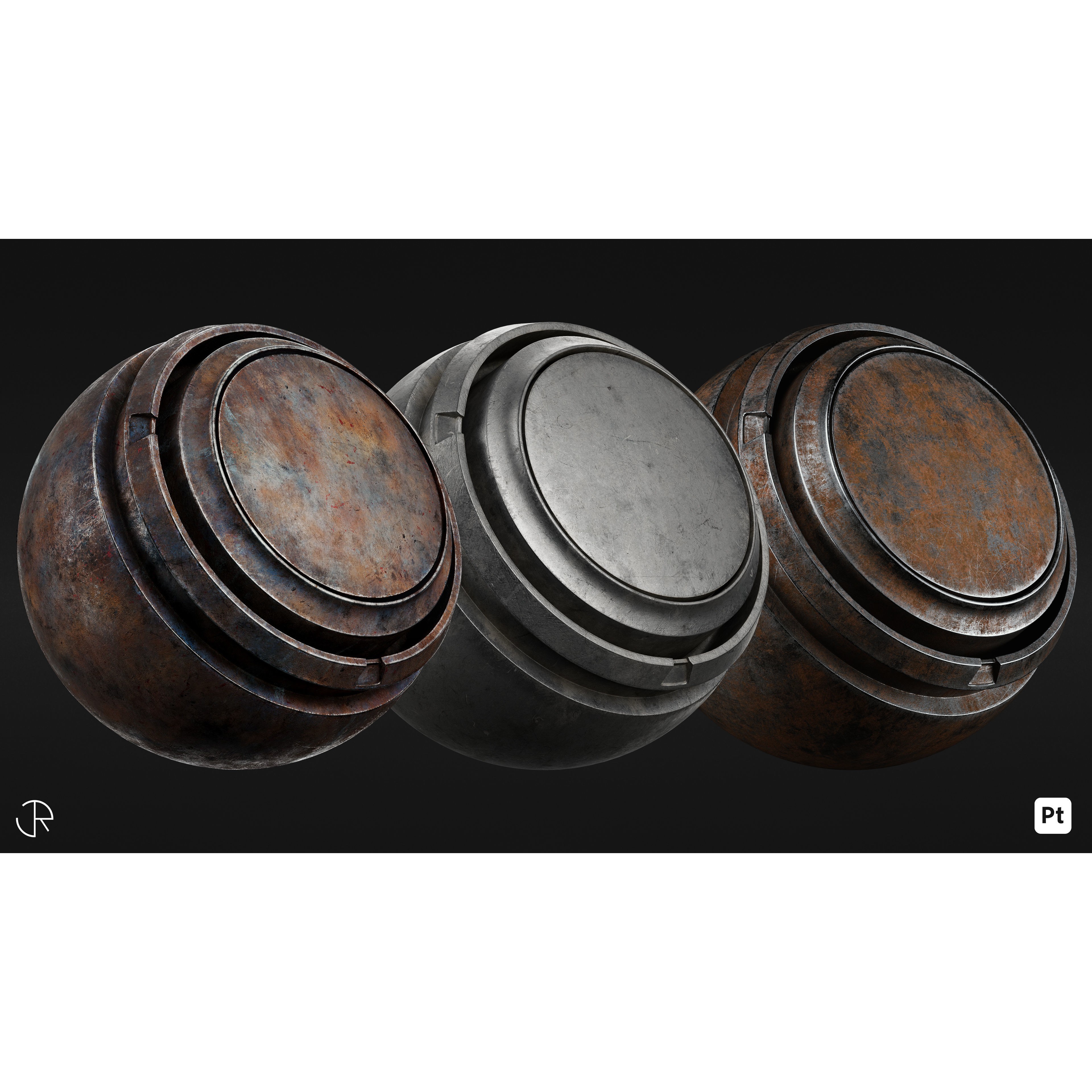 Signature Metal Smart Materials - Customizable 3D Model - View 13