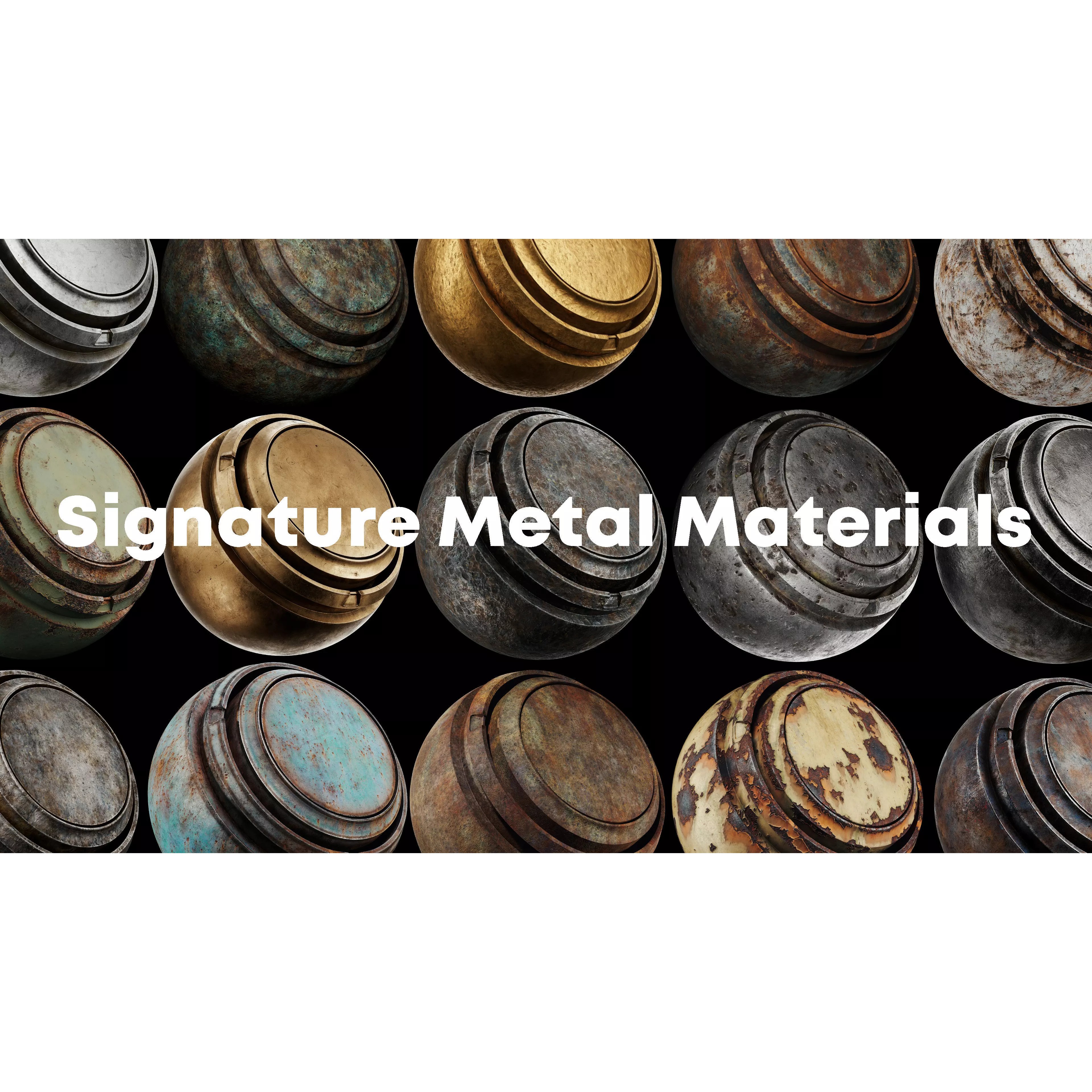 Signature Metal Smart Materials - Customizable 3D Model - View 2