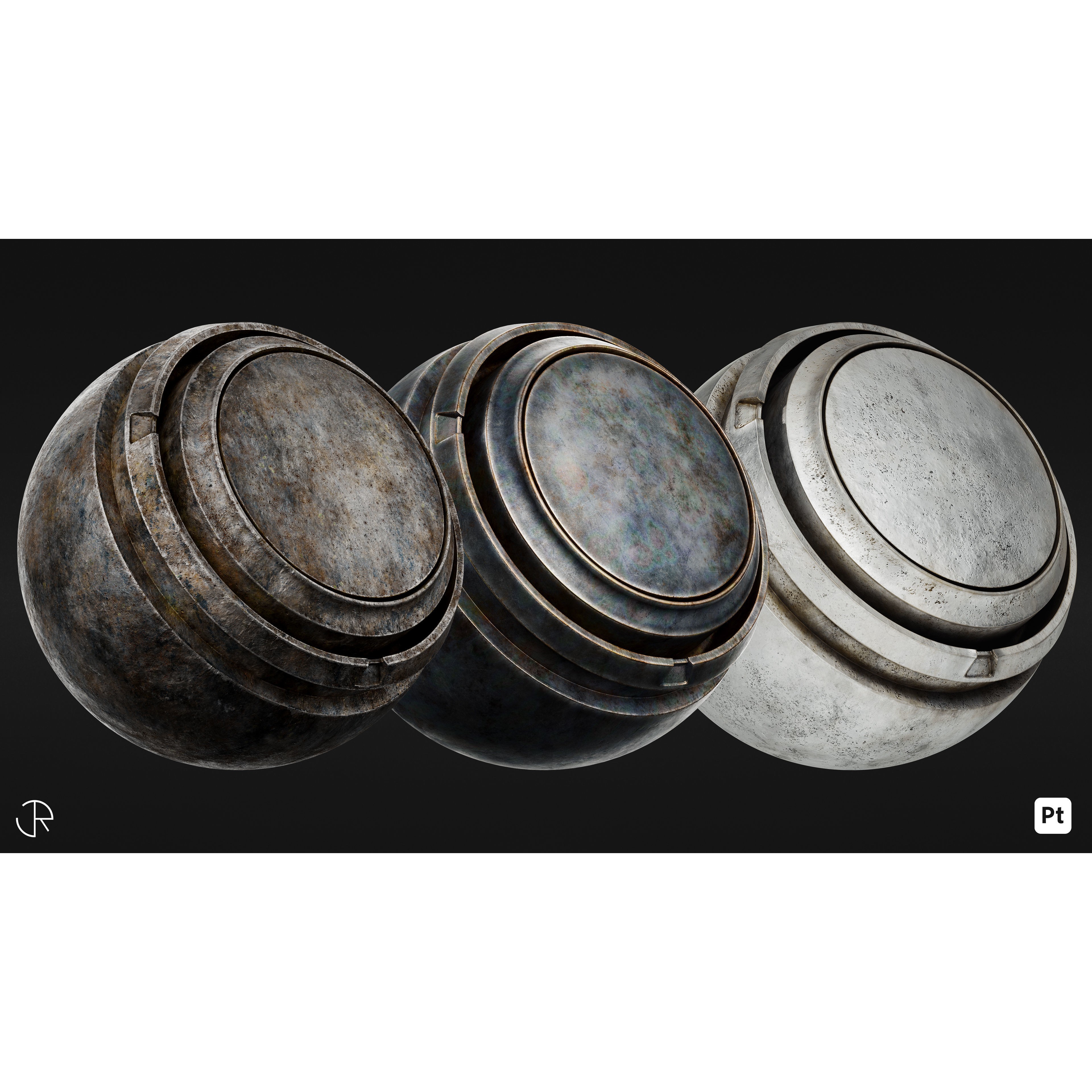 Signature Metal Smart Materials - Customizable 3D Model - View 4