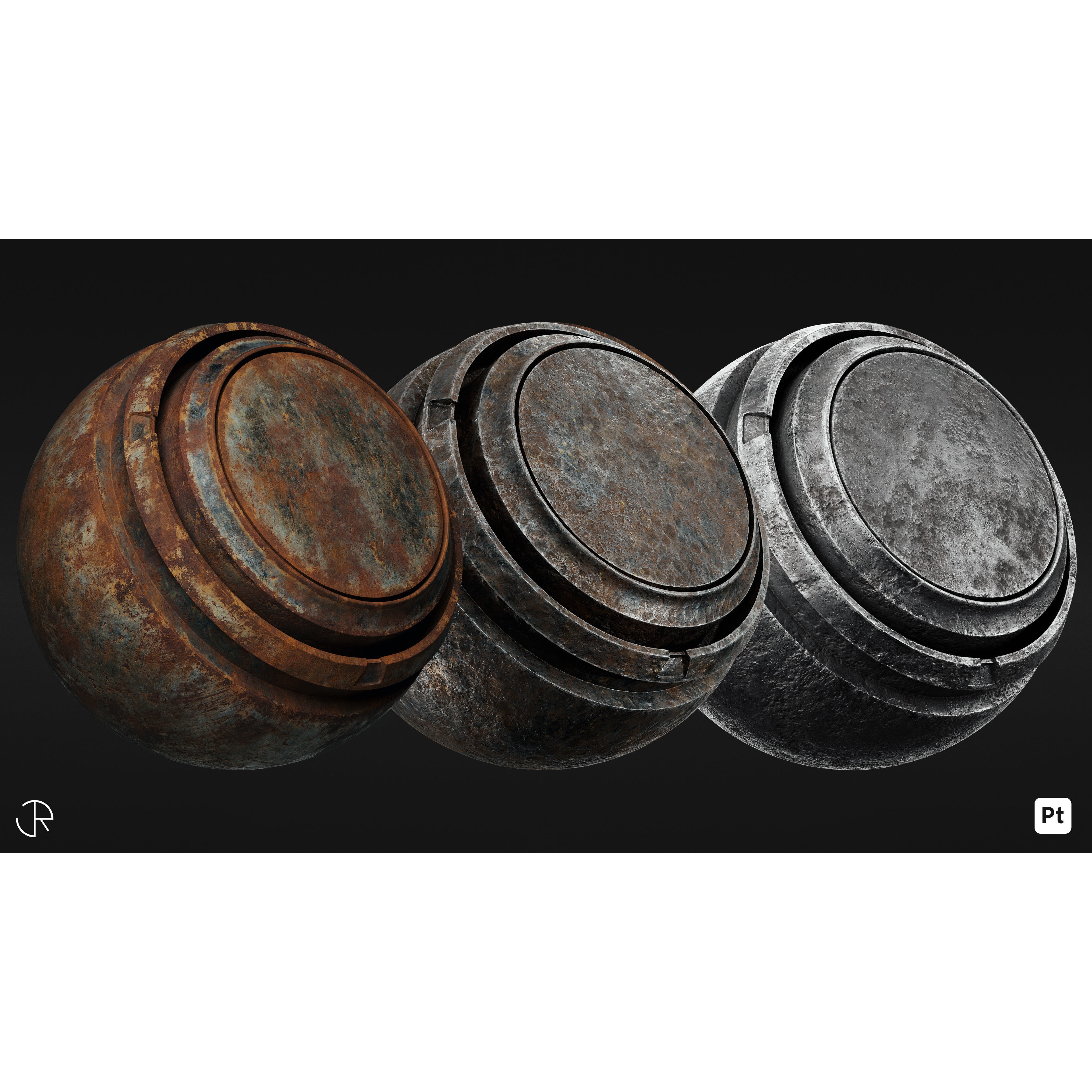 Signature Metal Smart Materials - Customizable 3D Model - View 6