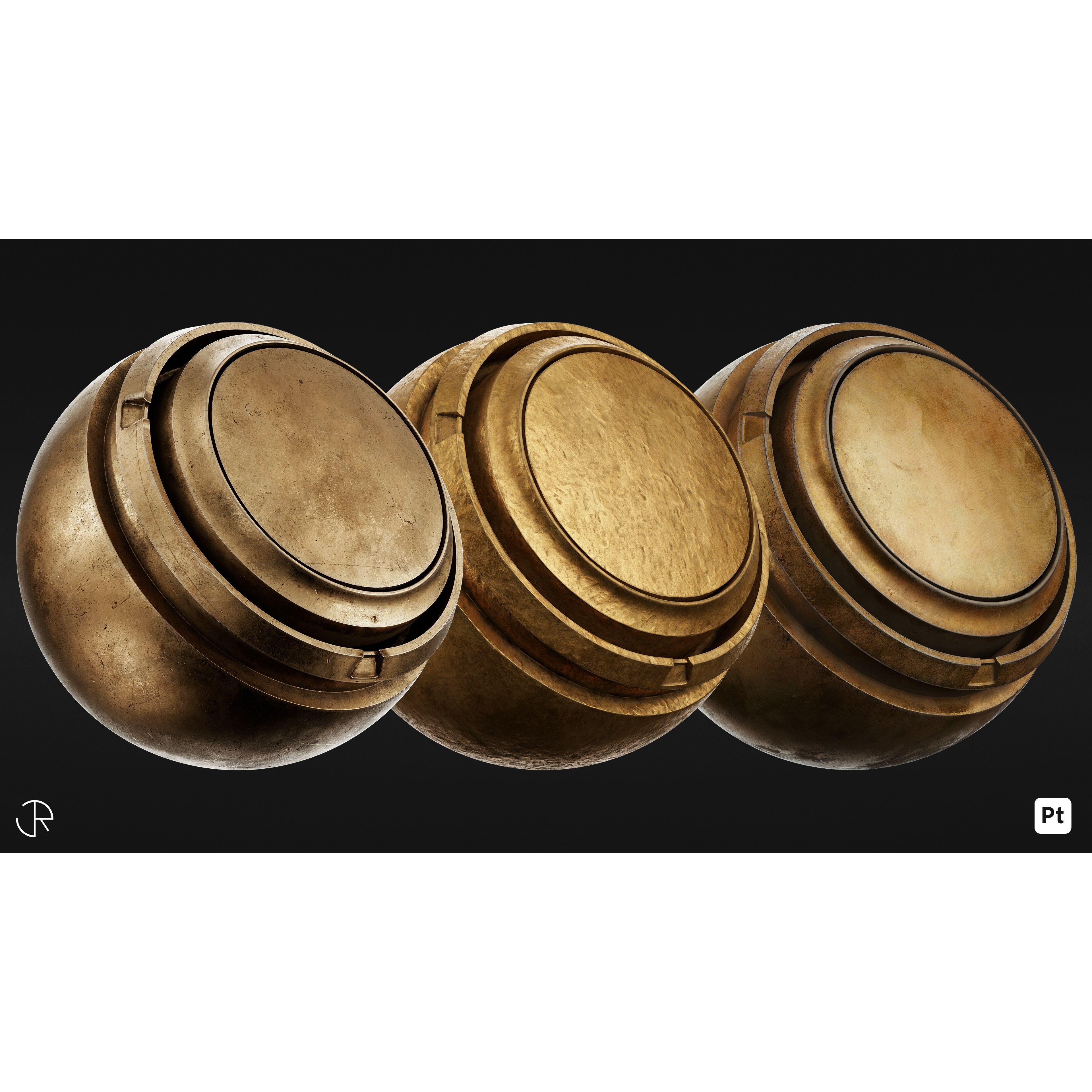Signature Metal Smart Materials - Customizable 3D Model - View 7