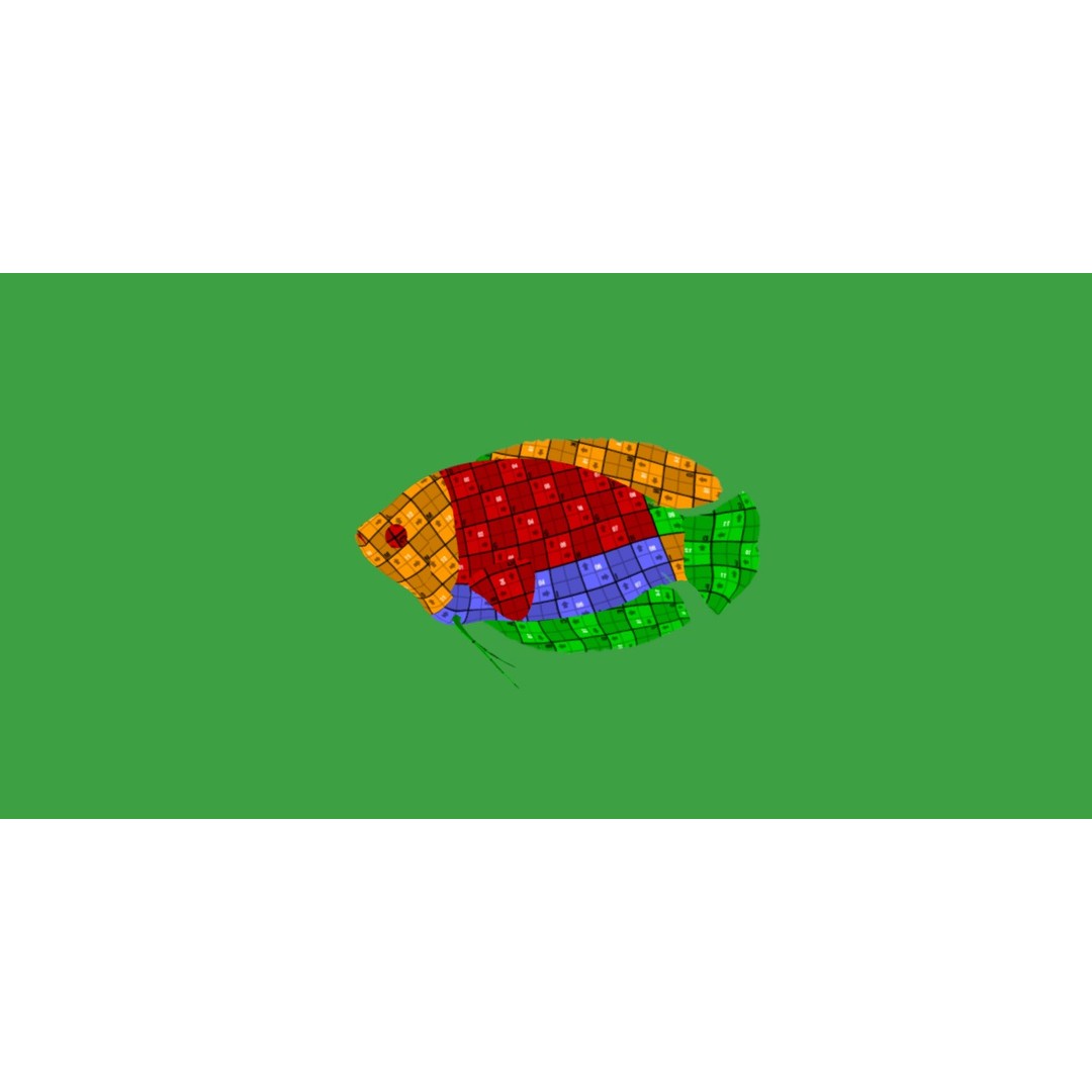 Gourami Fish 3D Model – Low Poly Game-Ready Character with Animations - View 20