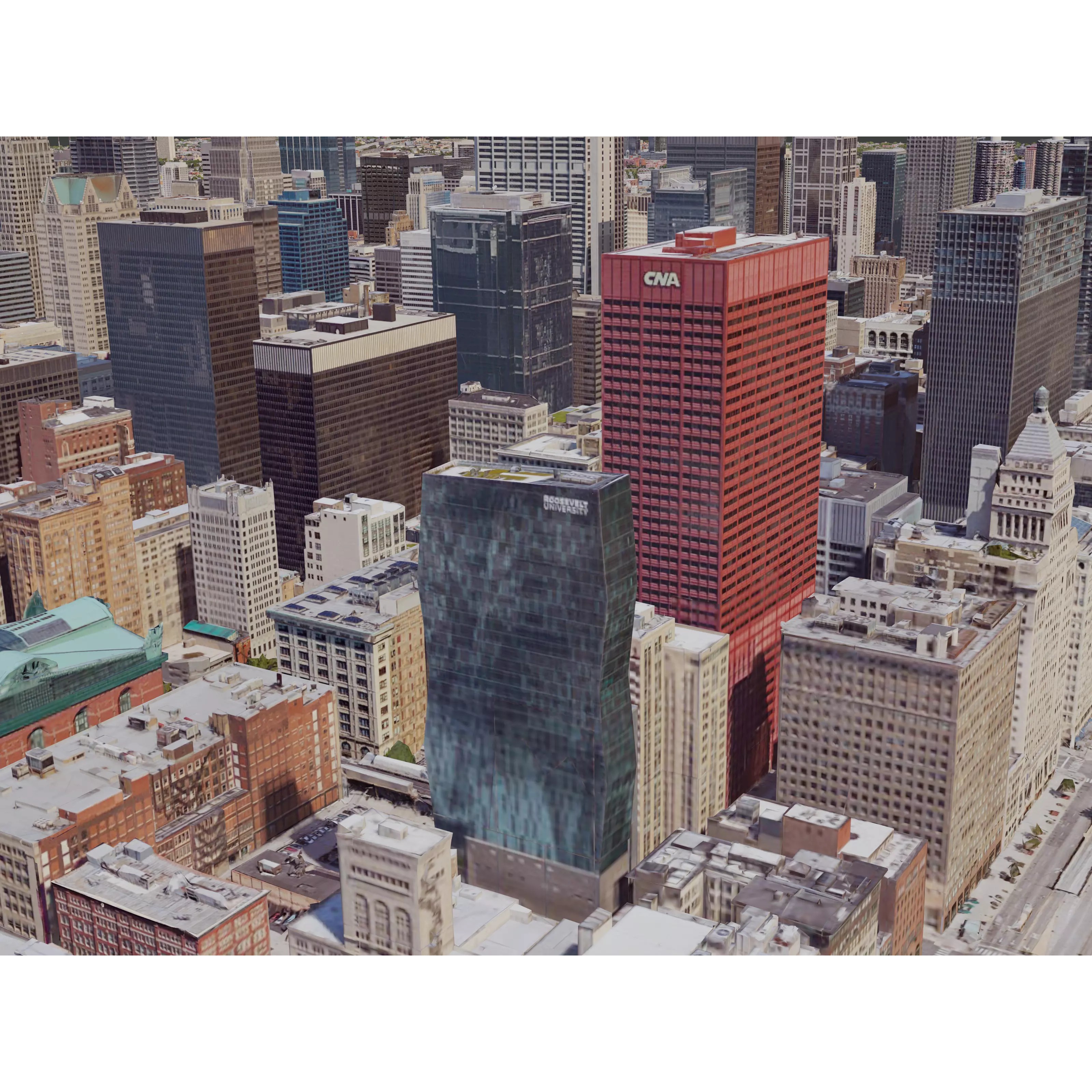 Chicago City - Realistic 3D Model - View 4