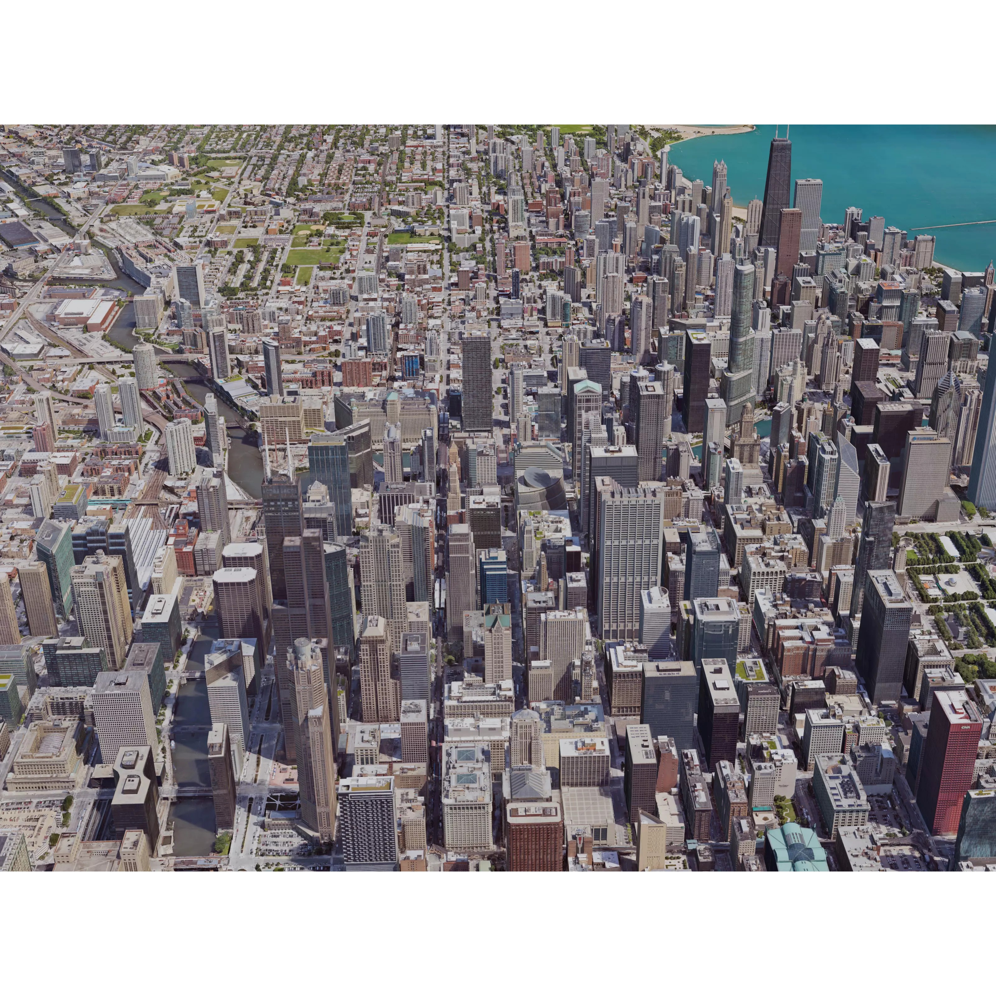 Chicago City - Realistic 3D Model - View 7