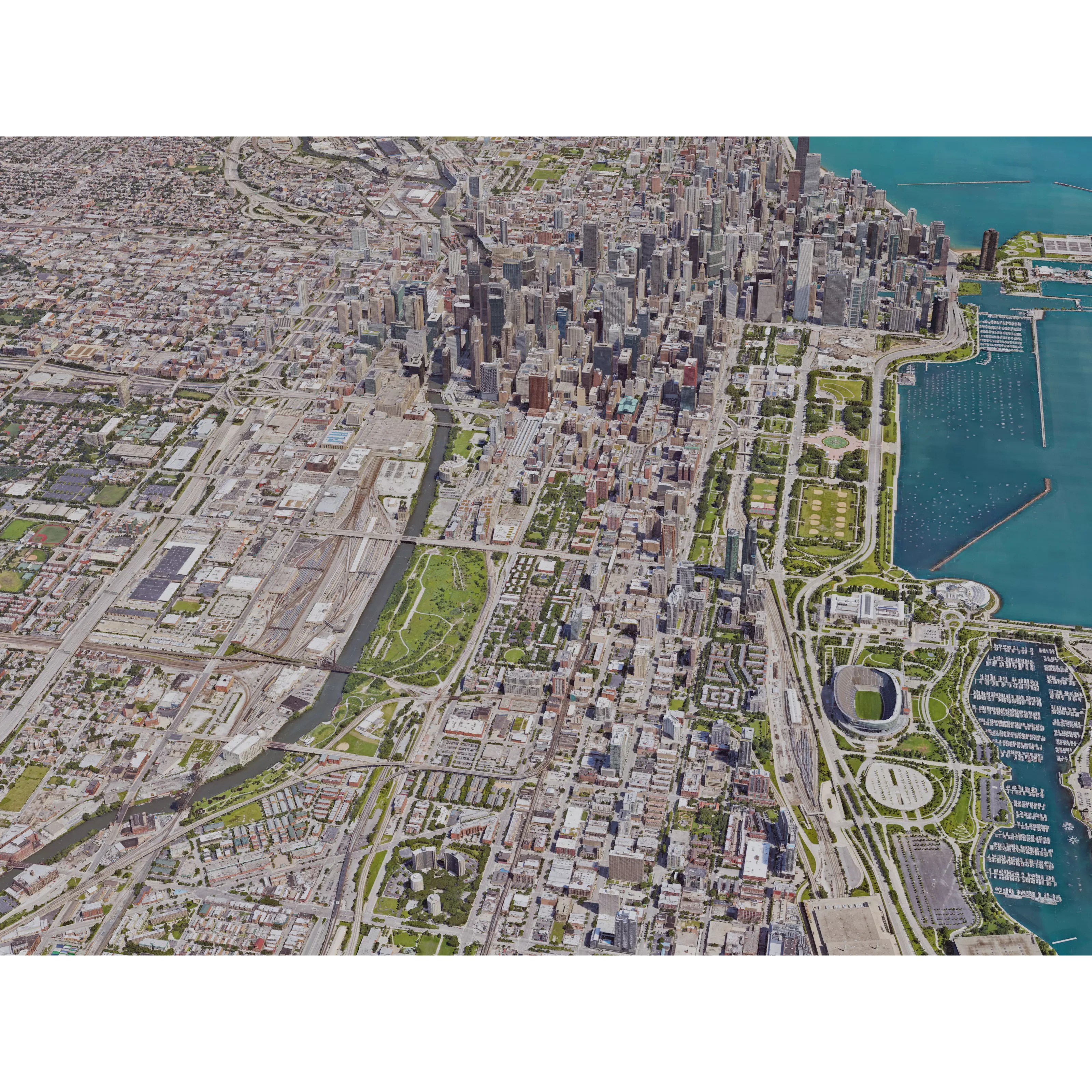 Chicago City - Realistic 3D Model - View 8