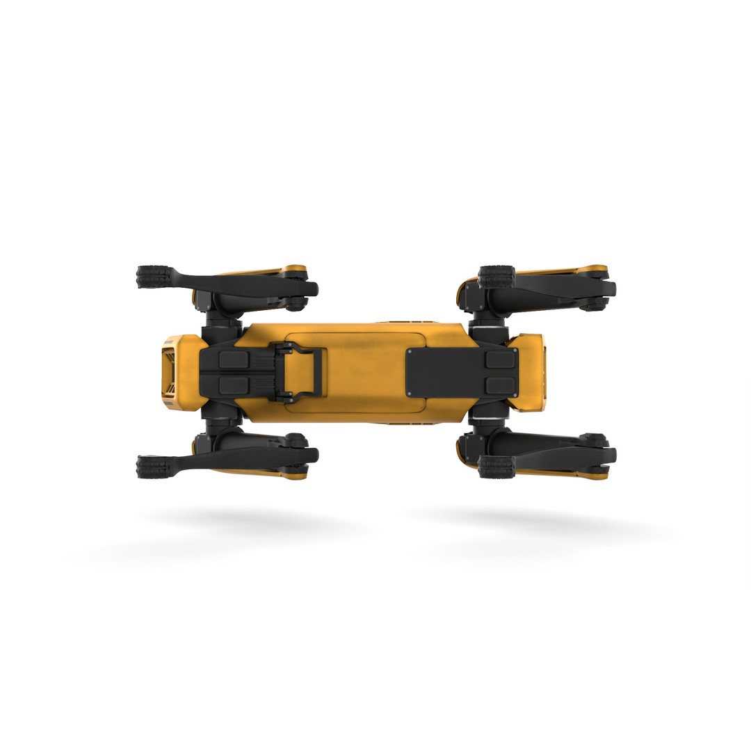 Robot Dog 3D Model – Game-Ready Character with PBR Textures, FBX - View 10