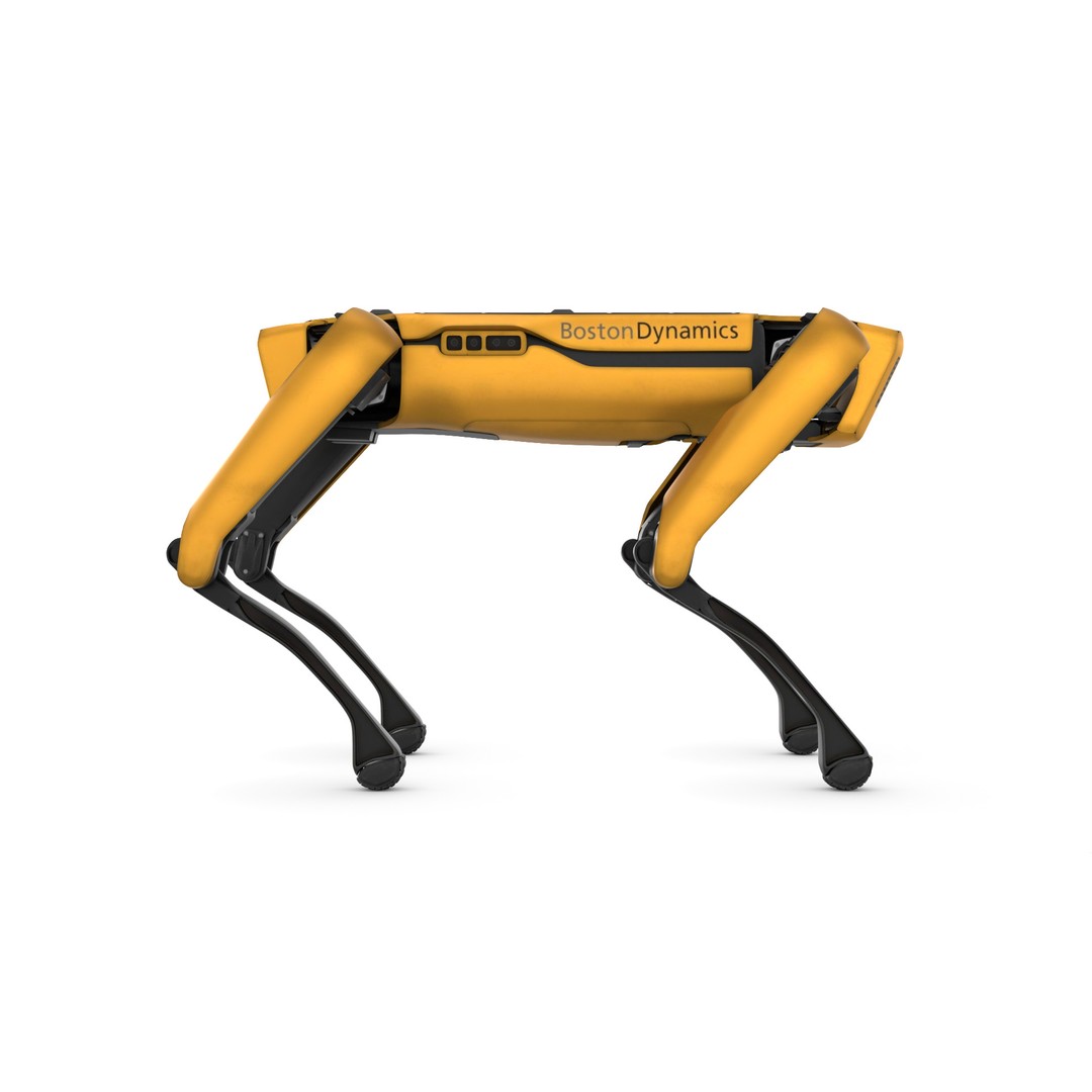 Robot Dog 3D Model – Game-Ready Character with PBR Textures, FBX - View 12