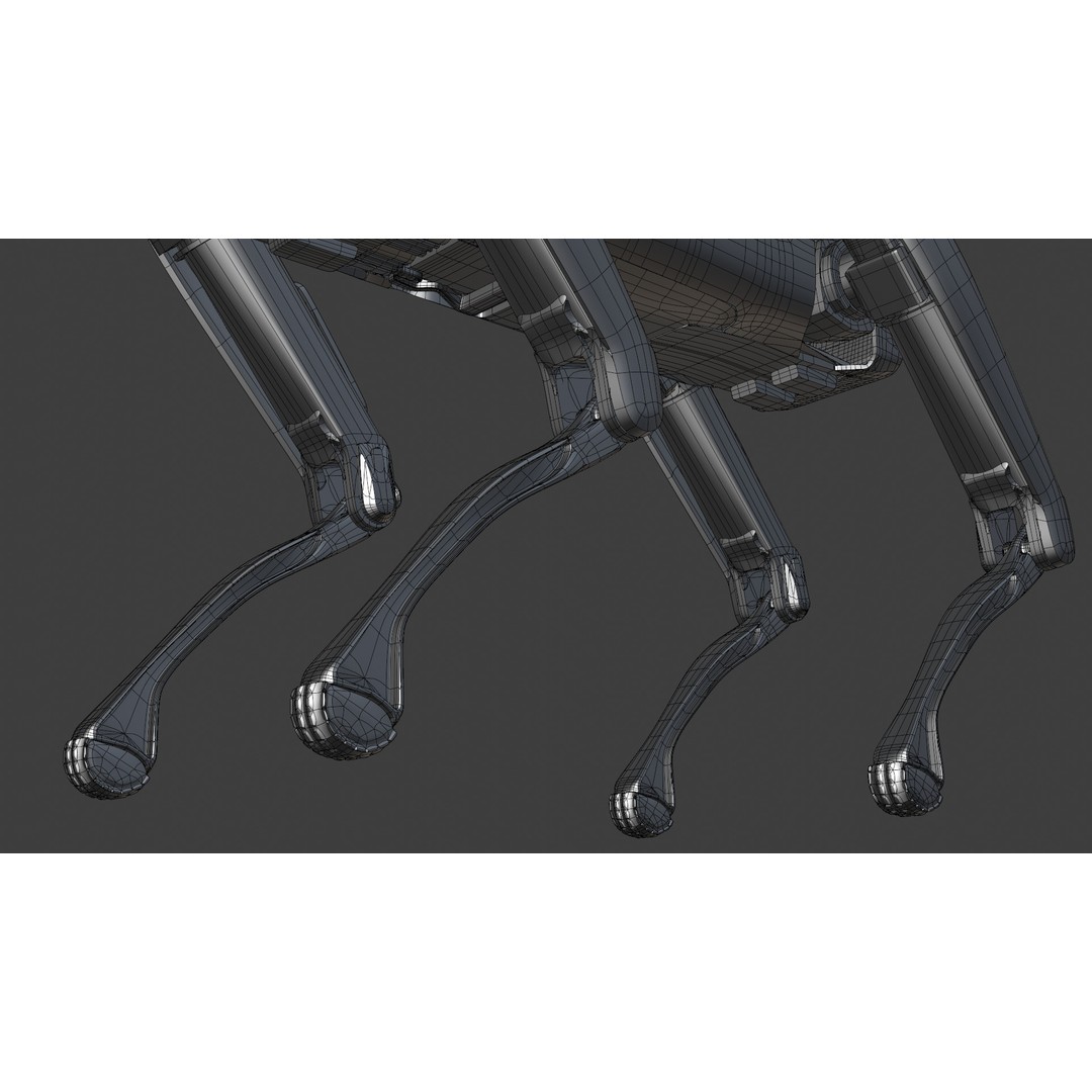 Robot Dog 3D Model – Game-Ready Character with PBR Textures, FBX - View 18