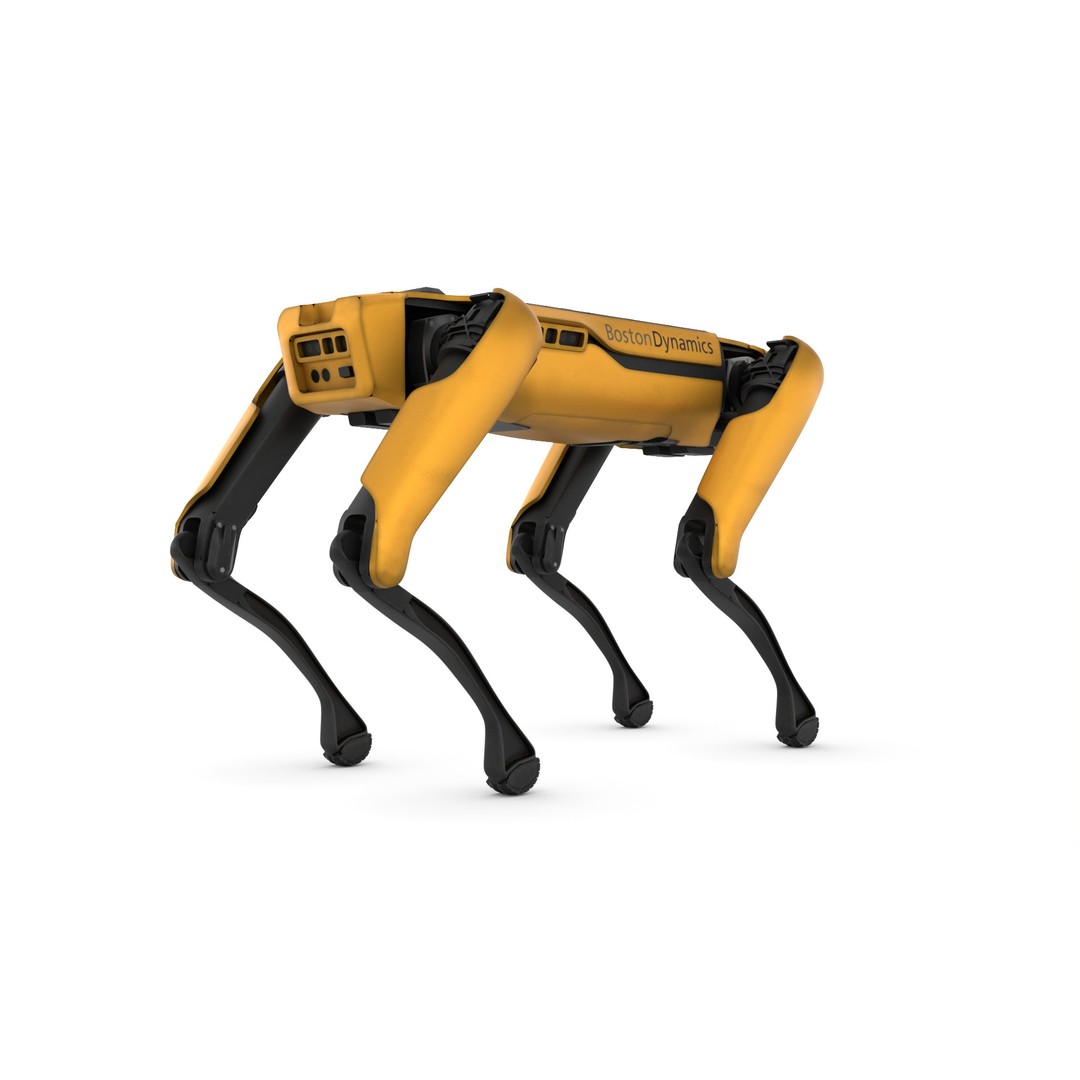 Robot Dog 3D Model – Game-Ready Character with PBR Textures, FBX - View 3