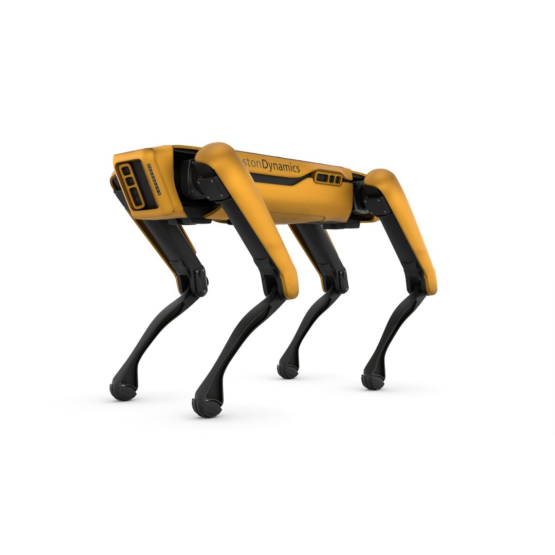 Robot Dog 3D Model – Game-Ready Character with PBR Textures, FBX - View 6