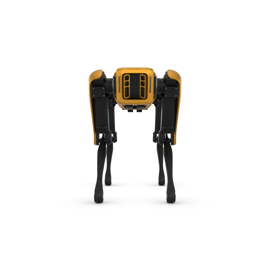 Robot Dog 3D Model – Game-Ready Character with PBR Textures, FBX - View 9