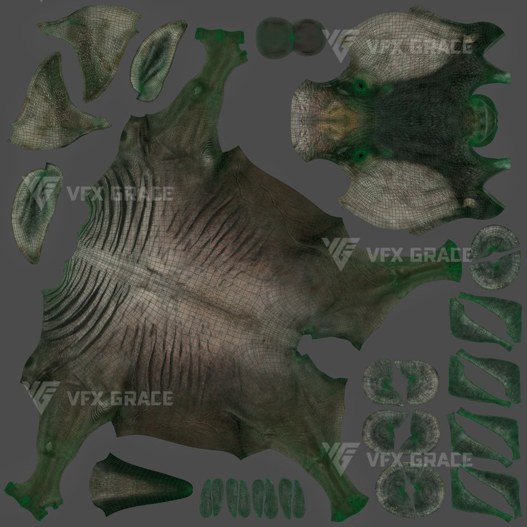 Connochaetes 3D Model – High Poly Rigged Character with Animations - View 19