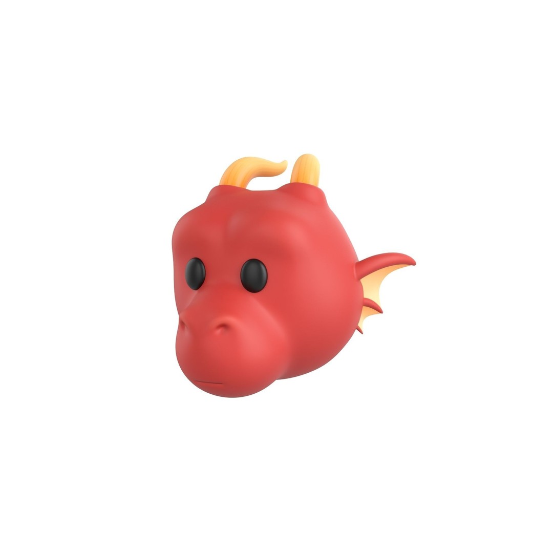 Animal Head 3D Model – Cartoon Character Pack, FBX & Max - View 13